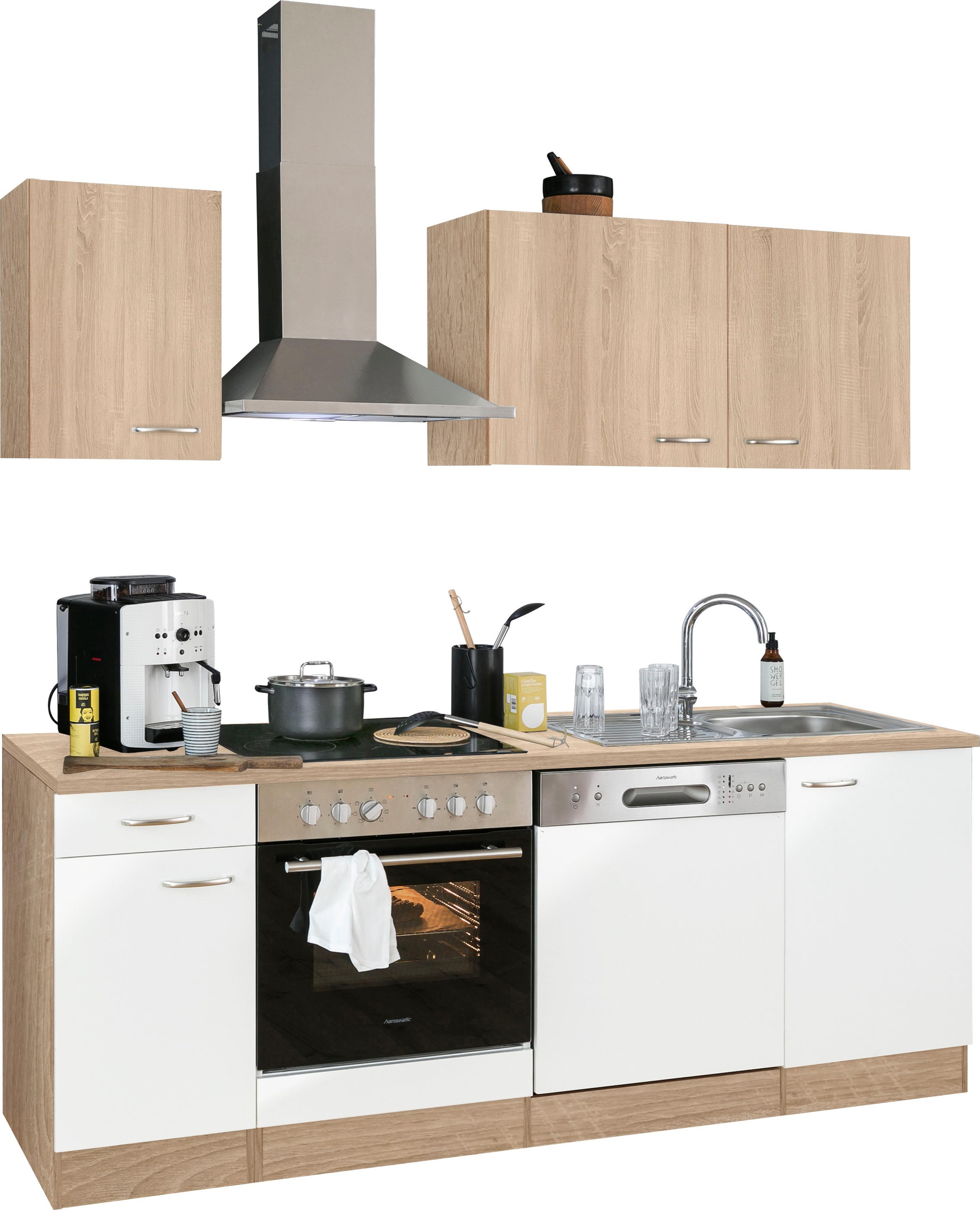OPTIFIT Küchenzeile »Parare«, ohne E-Geräte, Breite 210 cm