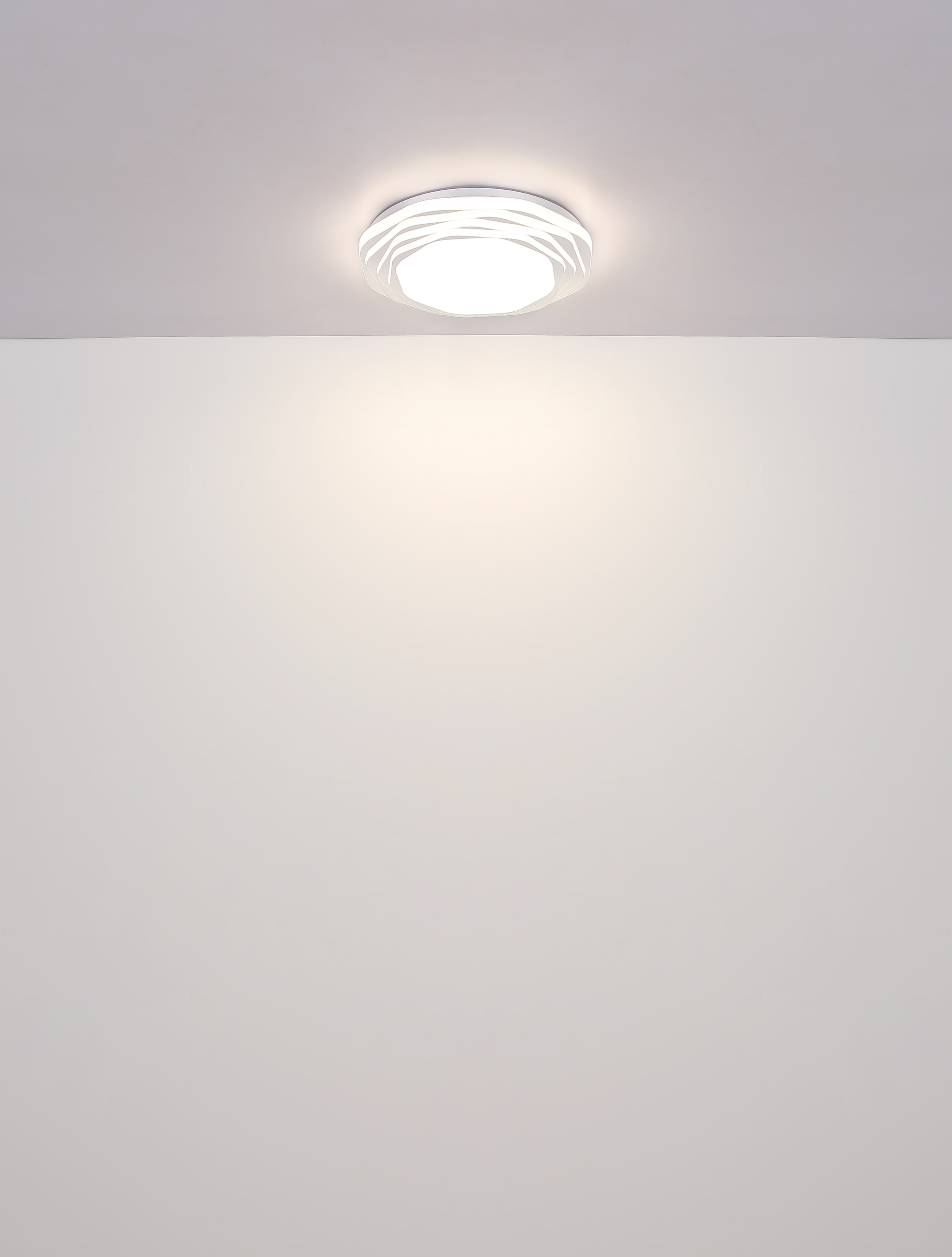 GLOBO LIGHTING LED Deckenleuchte »FLORDELIS«, Leuchtmittel LED-Modul | LED fest integriert, Deckenlampe/rund/Wohnzimmer/Schlafzimmer/elegant