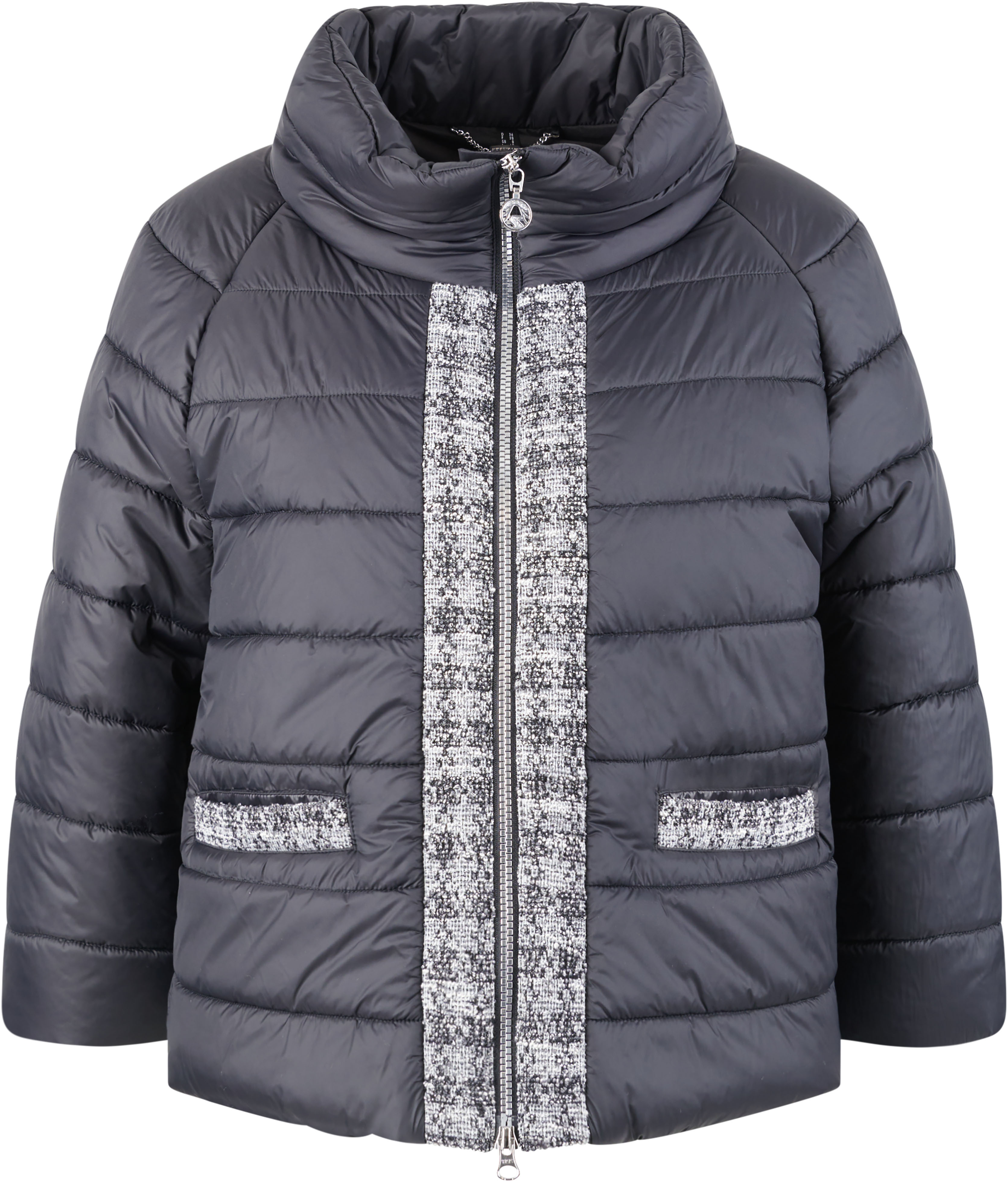 Sportalm Kitzbühel Steppjacke ohne Kapuze mit Einsätzen im Karomuster