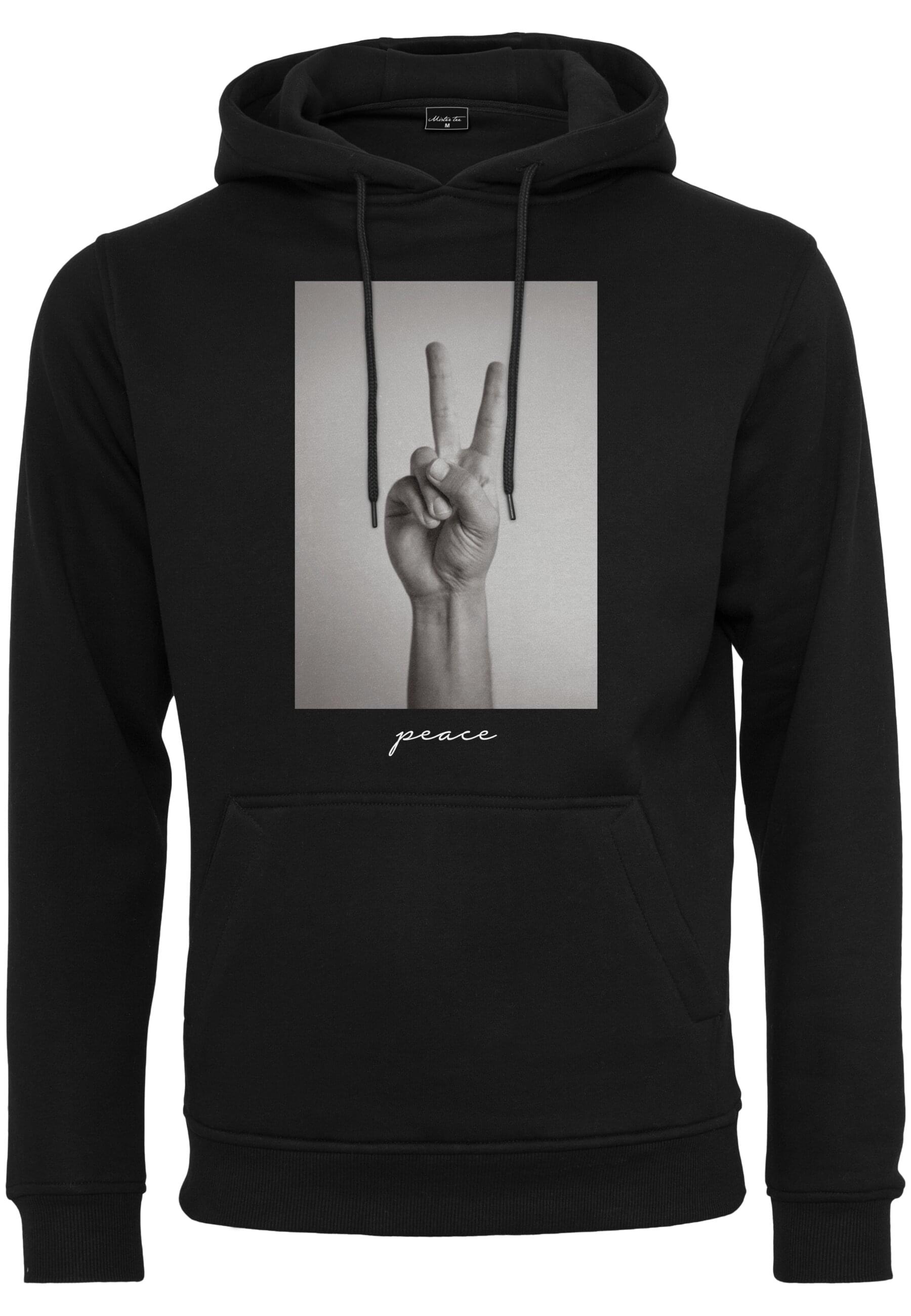 MisterTee Kapuzensweatshirt "MisterTee Herren Peace Sign Hoody"