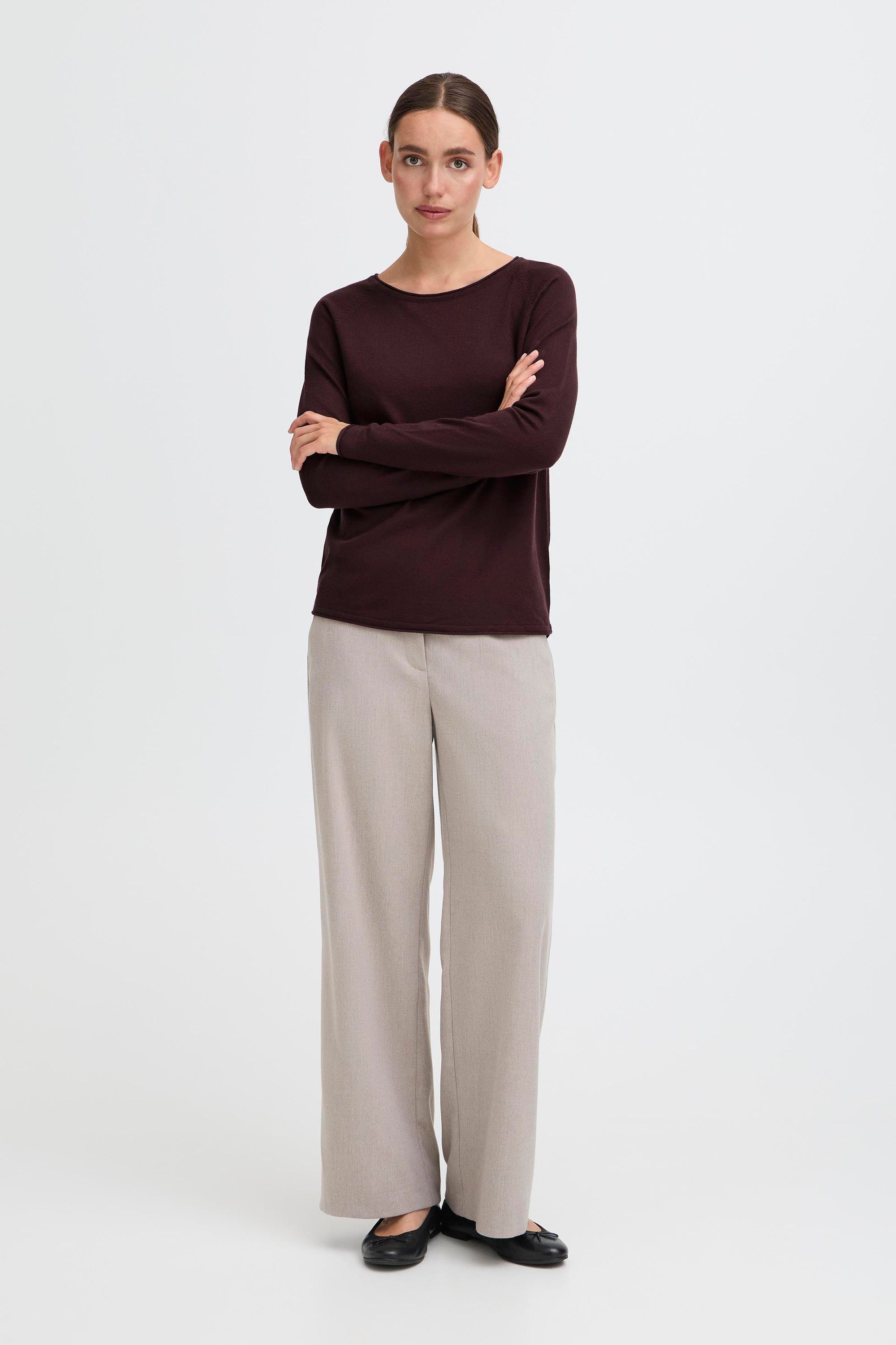 OXMO Strickfleece-Pullover »Strickpullover OXFKEANA«
