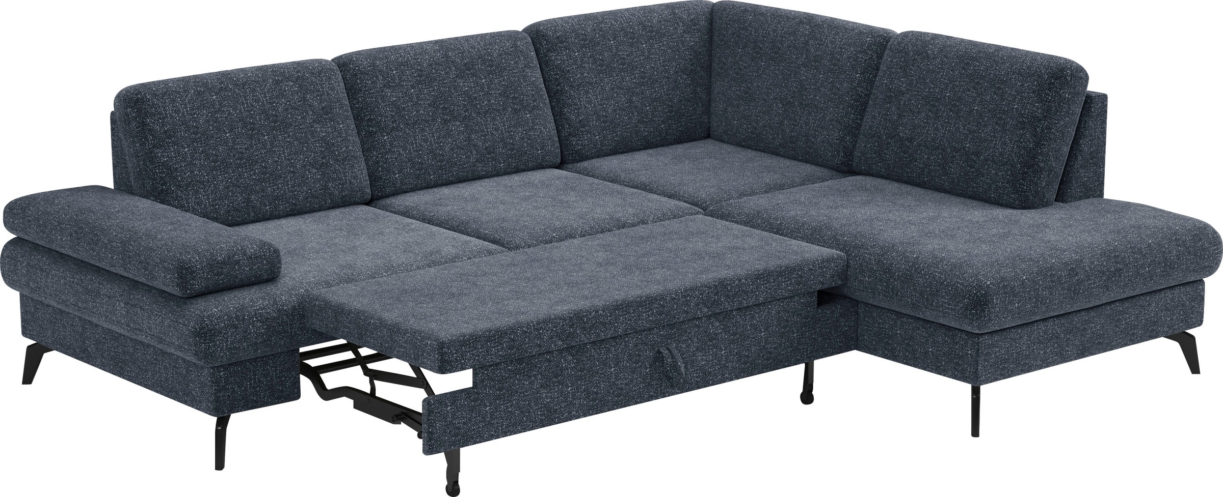 sit&more Ecksofa »Morris L-Form, inkl. Sitztiefenverstellung«, wahlweise mit Armteilverstellung, Bettfunktion & Bettkasten