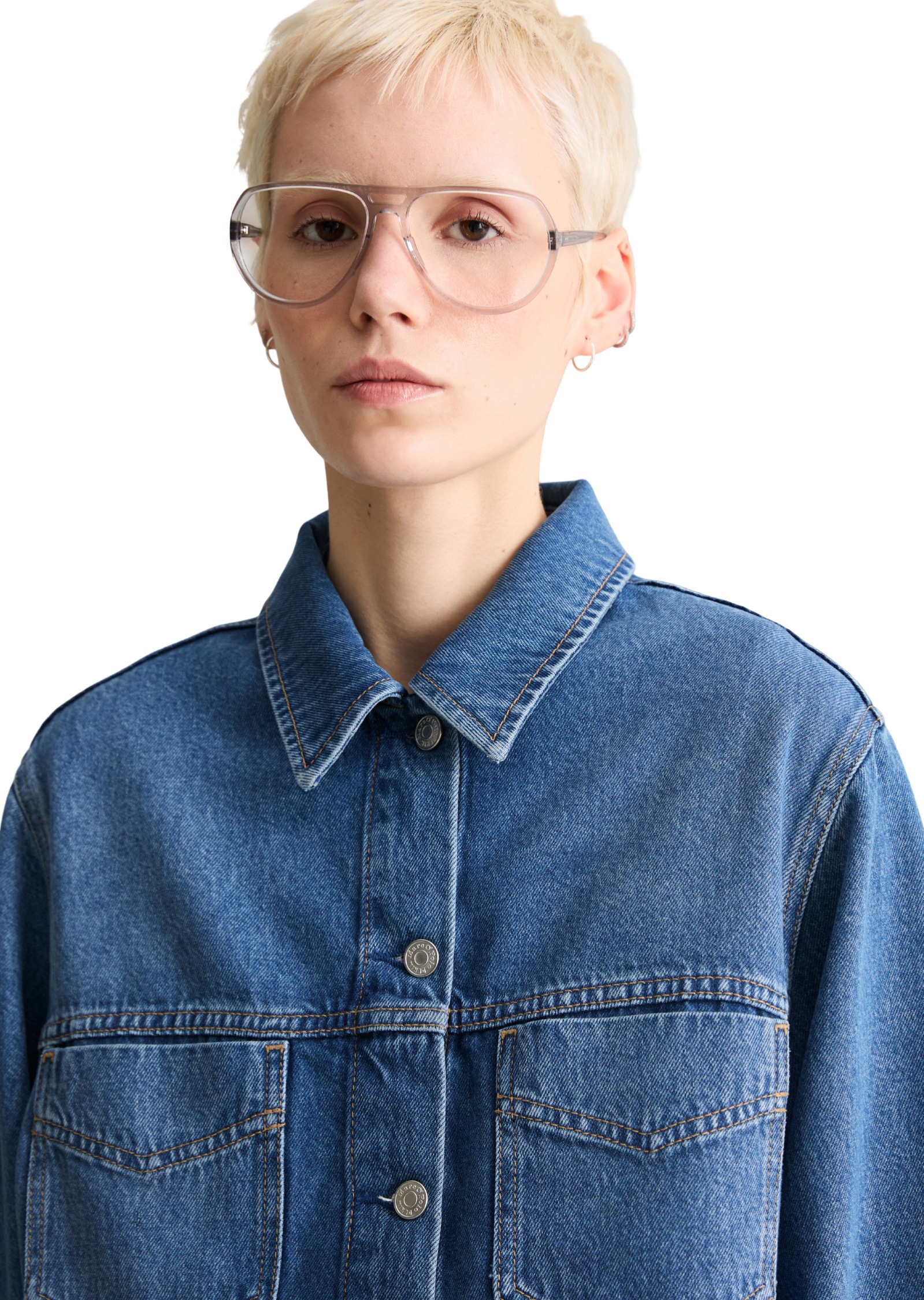 Marc O'Polo DENIM Jeansjacke »aus Organic-Cotton-Lyocell-Mix«