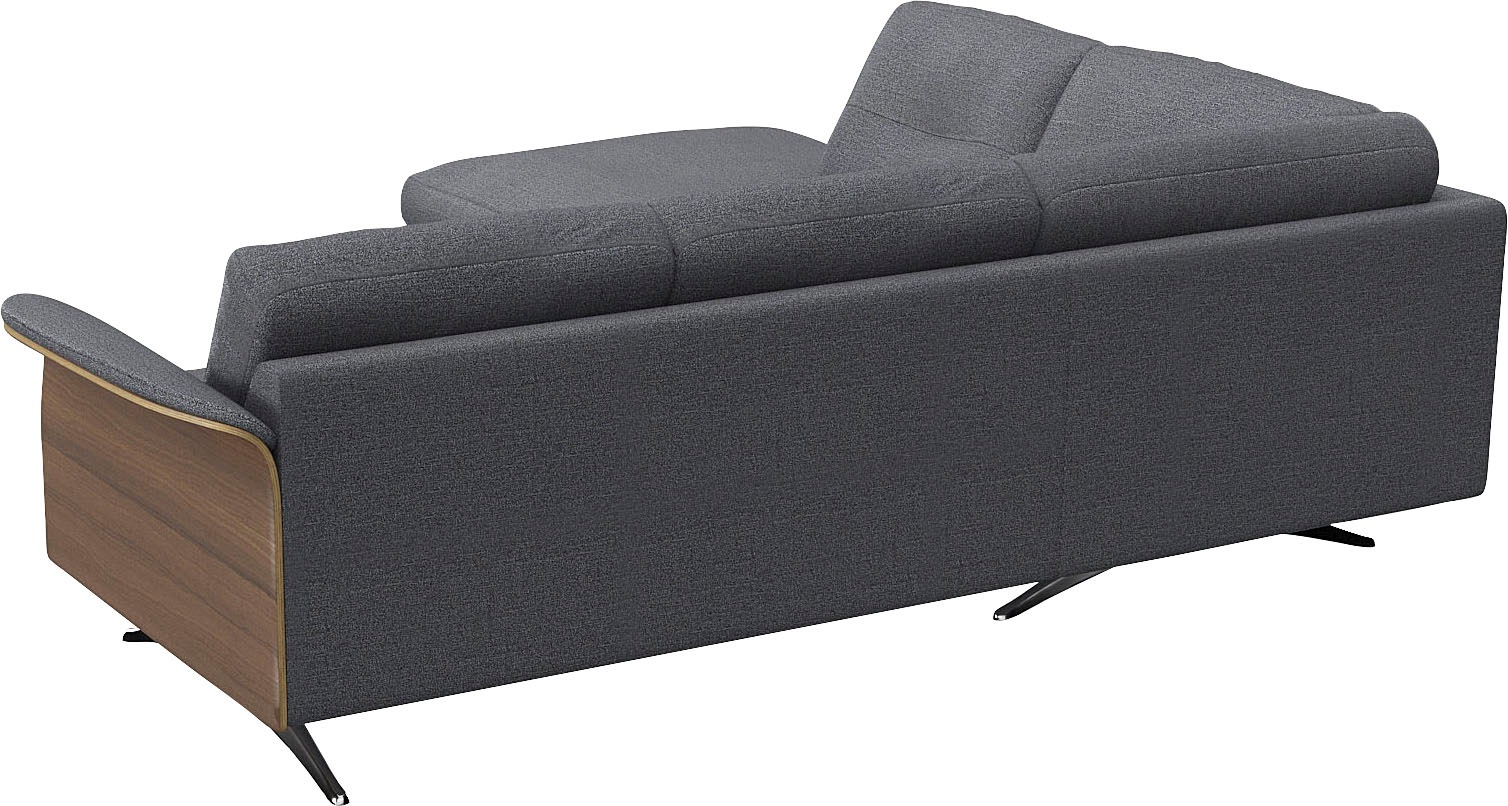 FLEXLUX Ecksofa »Glow, super bequem durch hochwertigem Sitzaufbau mit Federkern, L-Form«, Modernes skandinavisches Design