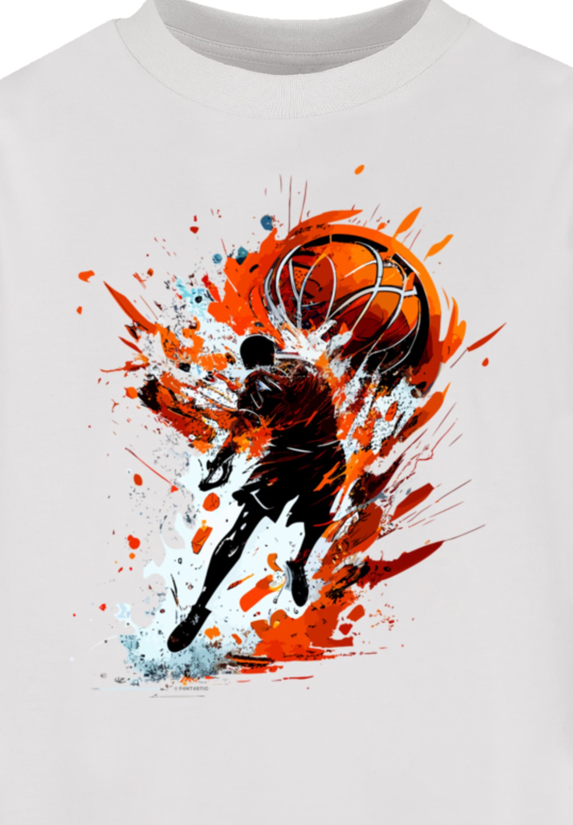 F4NT4STIC T-Shirt »Basketball Spieler«, Print