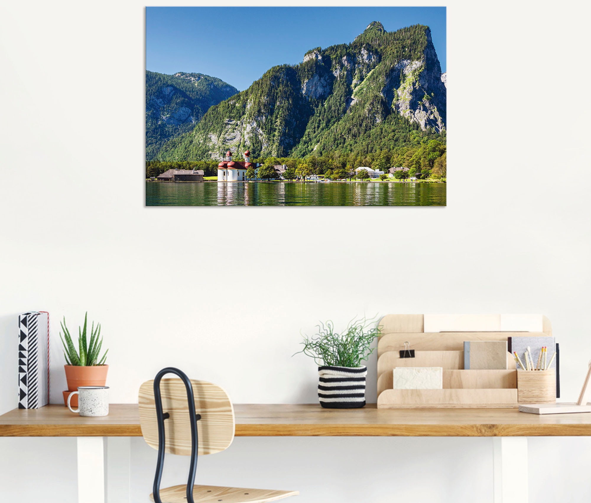 Leinwandbild, Wandbild in & »Blick Alubild, Artland kaufen versch. auf Königssee«, Berge BAUR | Poster Alpenbilder, oder Wandaufkleber als den Größen (1 St.),