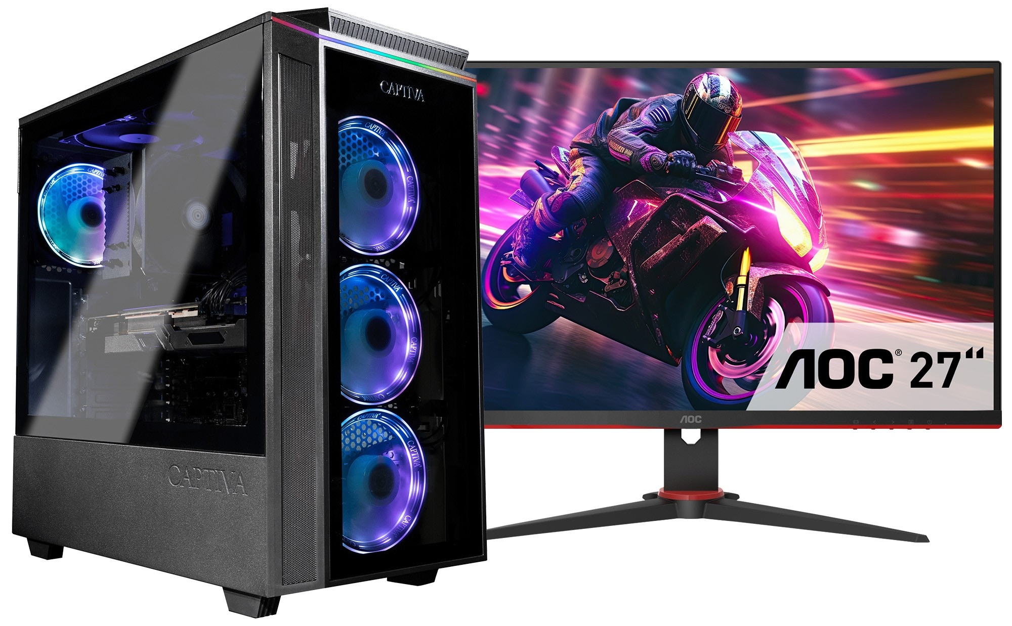 Gaming-PC-Komplettsystem »Advanced Gaming R82-981 TFT Bundle«