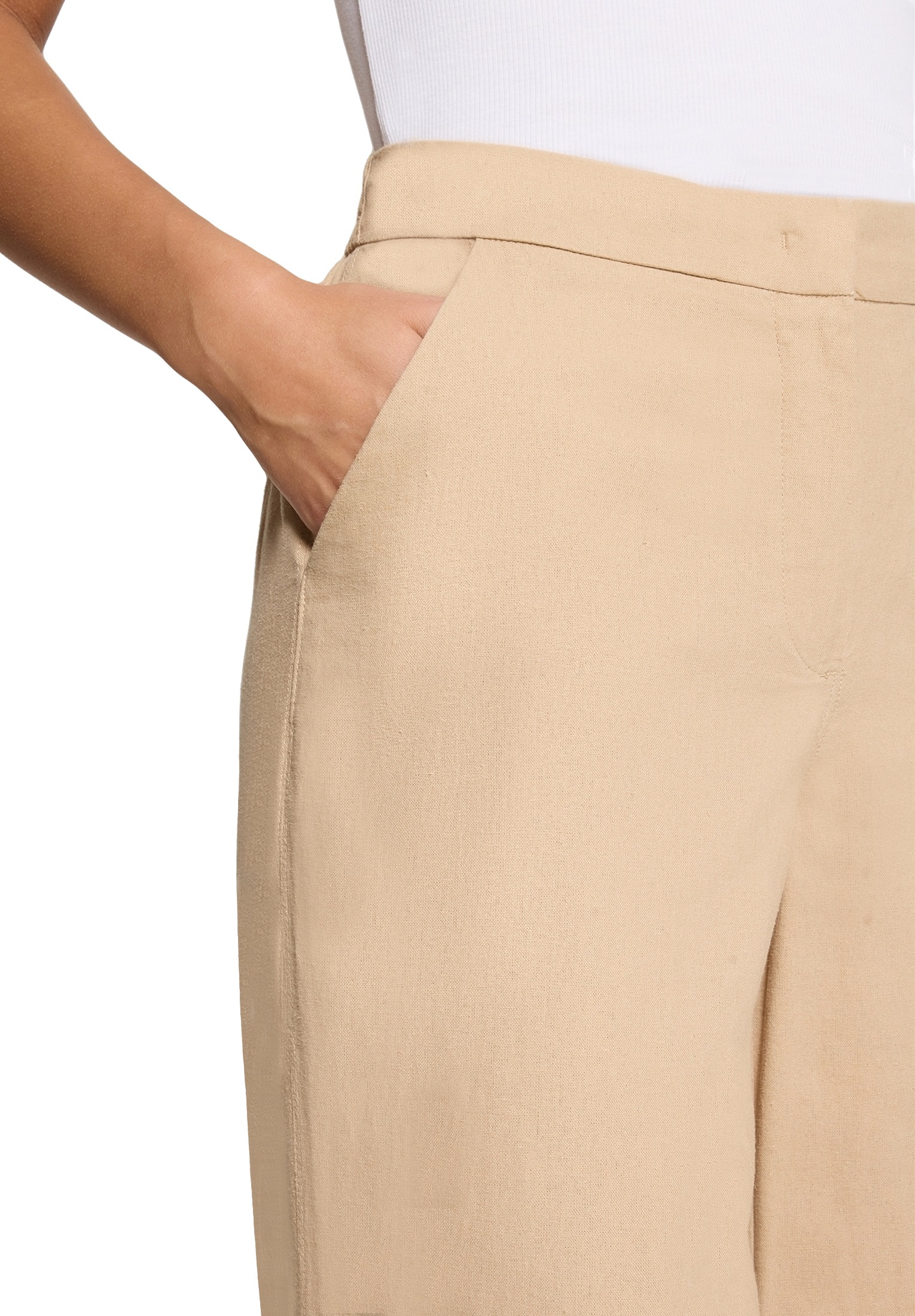 Betty Barclay Leinenhose »Betty Barclay Damen Leinenhose unifarben«, Material