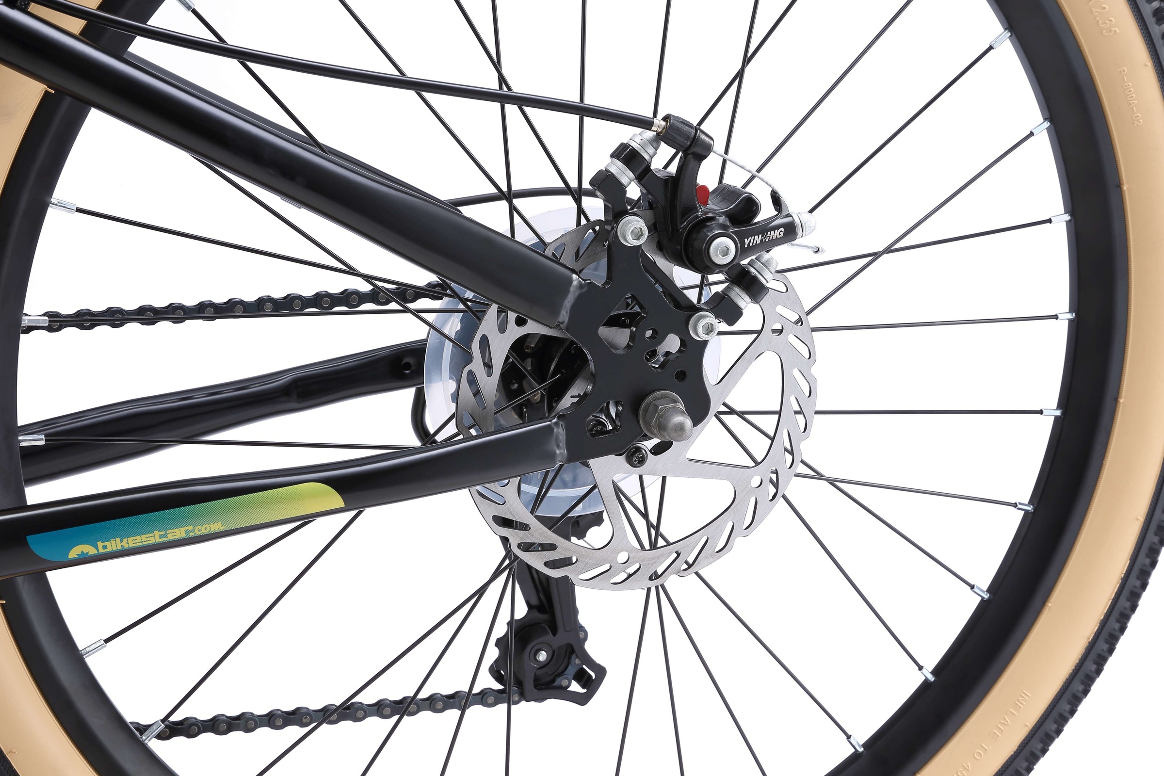 Bikestar Jugendfahrrad, 21 Gang, Shimano, RD-TY21 Schaltwerk, Kettenschaltung