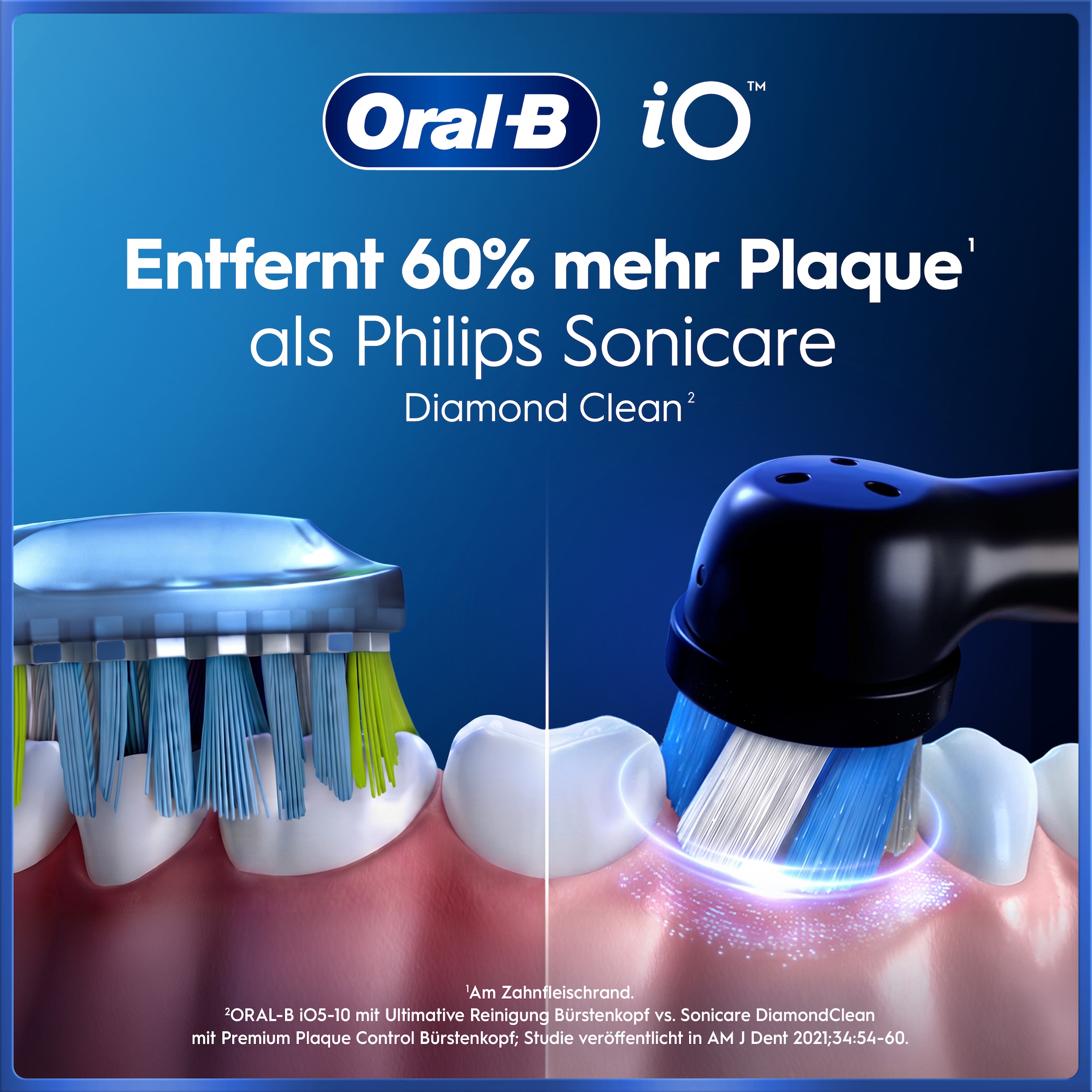 Oral-B Elektrische Zahnbürste »Oral-B iO Series 5« 1 Stk. Aufsteckbürsten Langanhaltender Akku | Reise-Etui | Aufsteckbürstenhalter