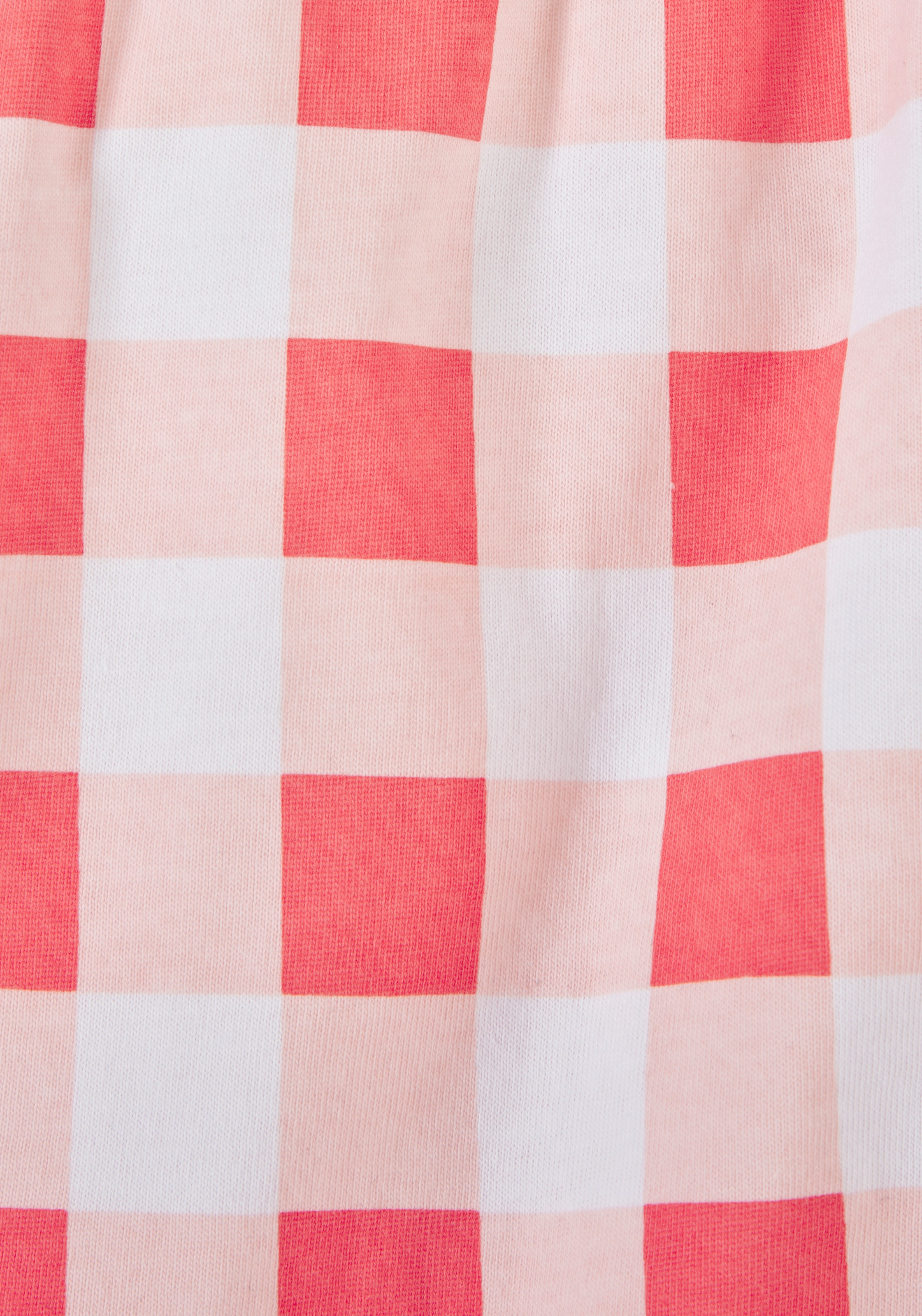 Buffalo Pyjama 1 Stück, 2 tlg. Mädchen - kurzer Schlafanzug mit karierter Hose