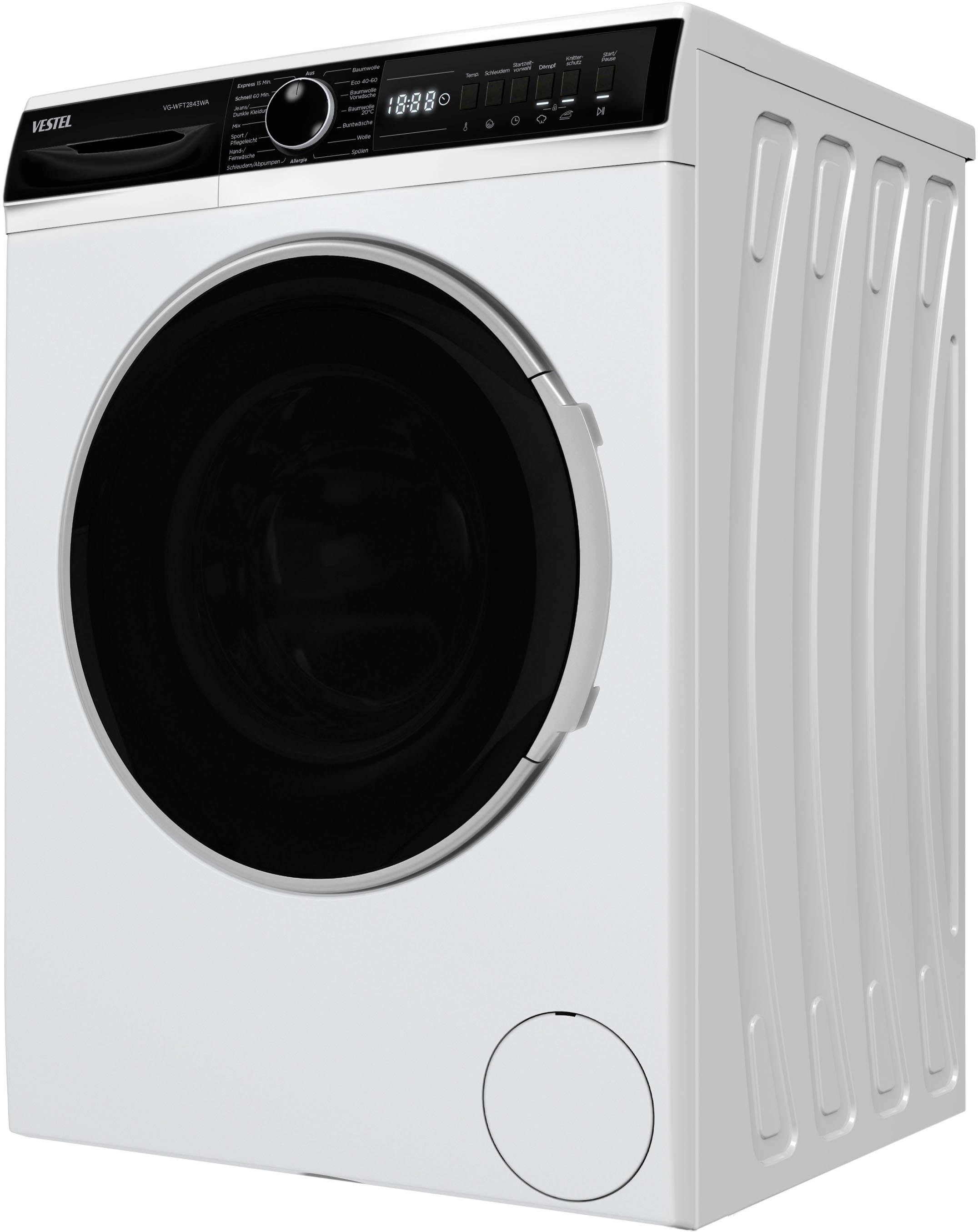 VESTEL Waschmaschine »VG-WFT2843WA«, 8 kg, 1400 U/min