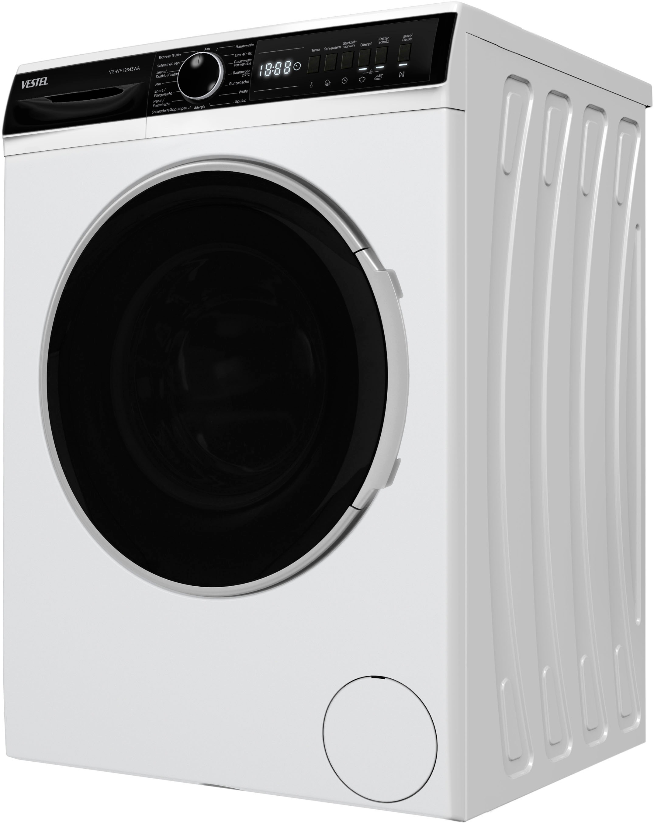 VESTEL Waschmaschine "VG-WFT2843WA" 8 kg 1400 U/min günstig online kaufen
