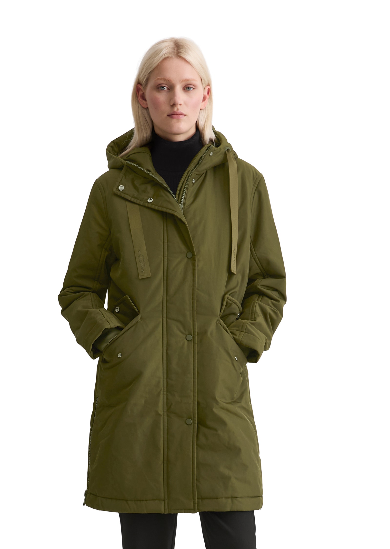 Marc OPolo Outdoorjacke "aus recyeltem Polyester-Twill WR" ohne Kapuze günstig online kaufen