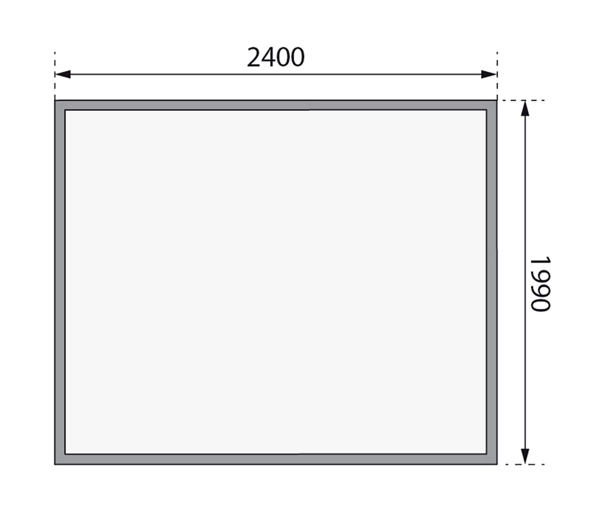 Karibu Gartenhaus »Ammersee 2«
