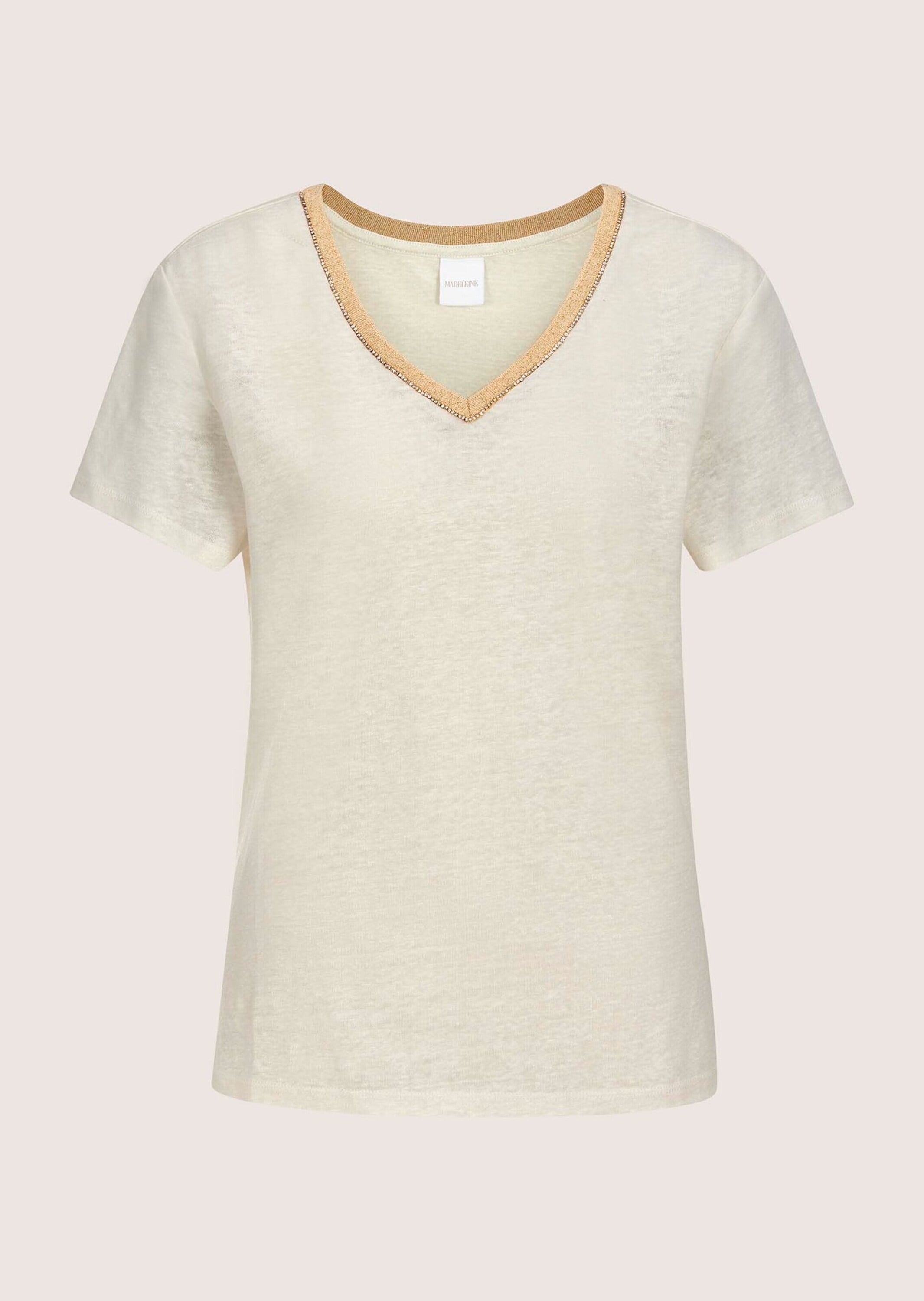 MADELEINE Kurzarmshirt "Shirt Leinenshirt" günstig online kaufen