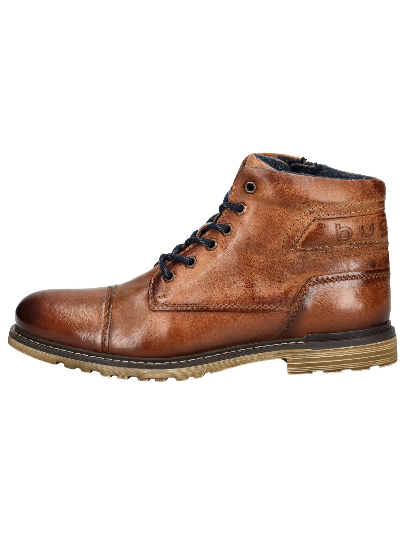 bugatti Schnürstiefelette "bugatti Stiefelette Leder" günstig online kaufen