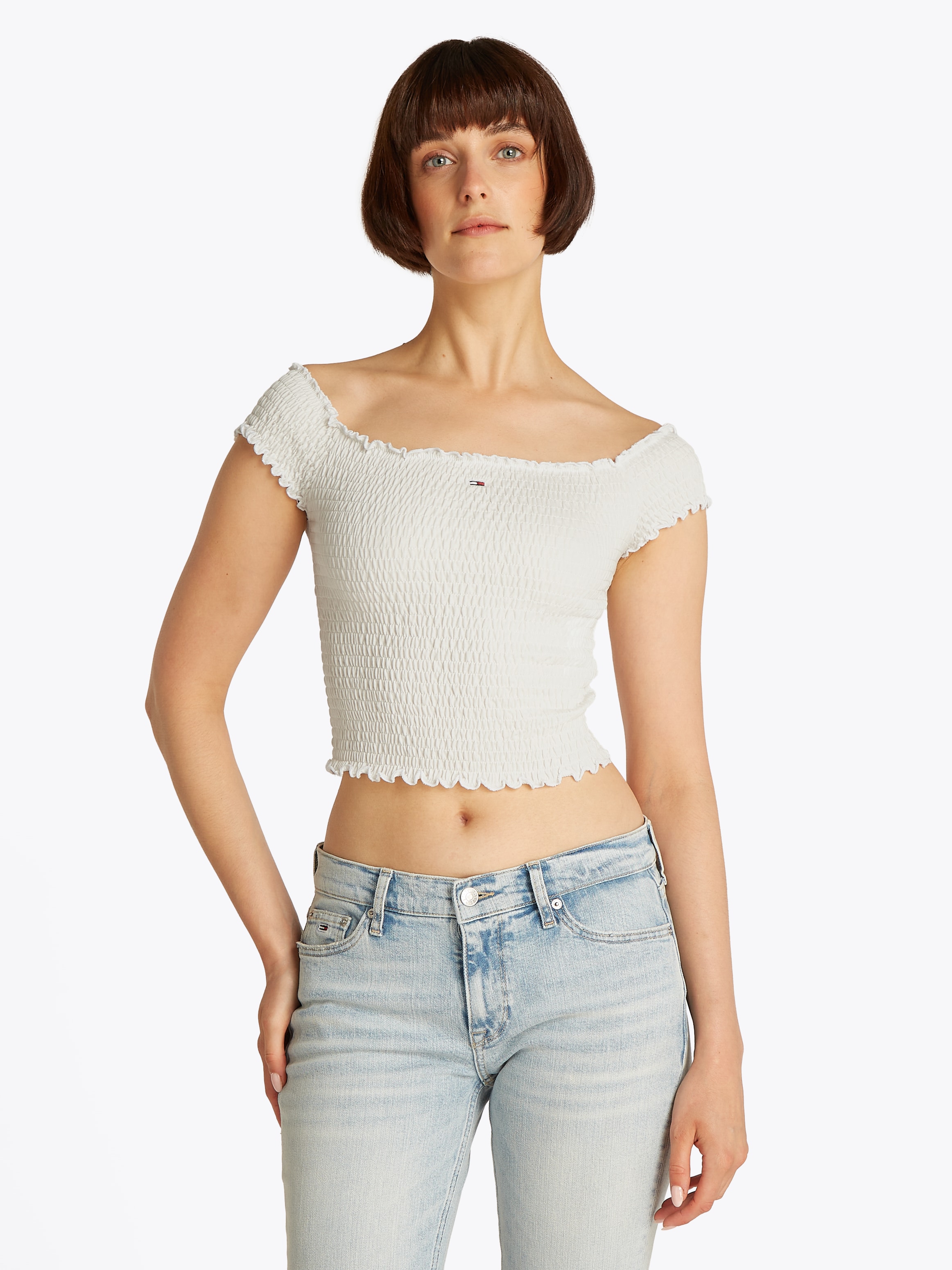 TOMMY JEANS Tommy Džinsai Smoktop »TJW CRP SMOCK T...