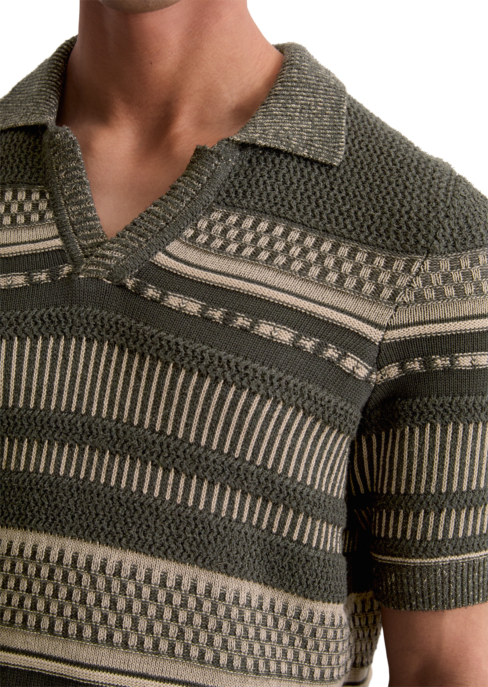Marc O'Polo Strickpullover »mit Struktur-Mix«