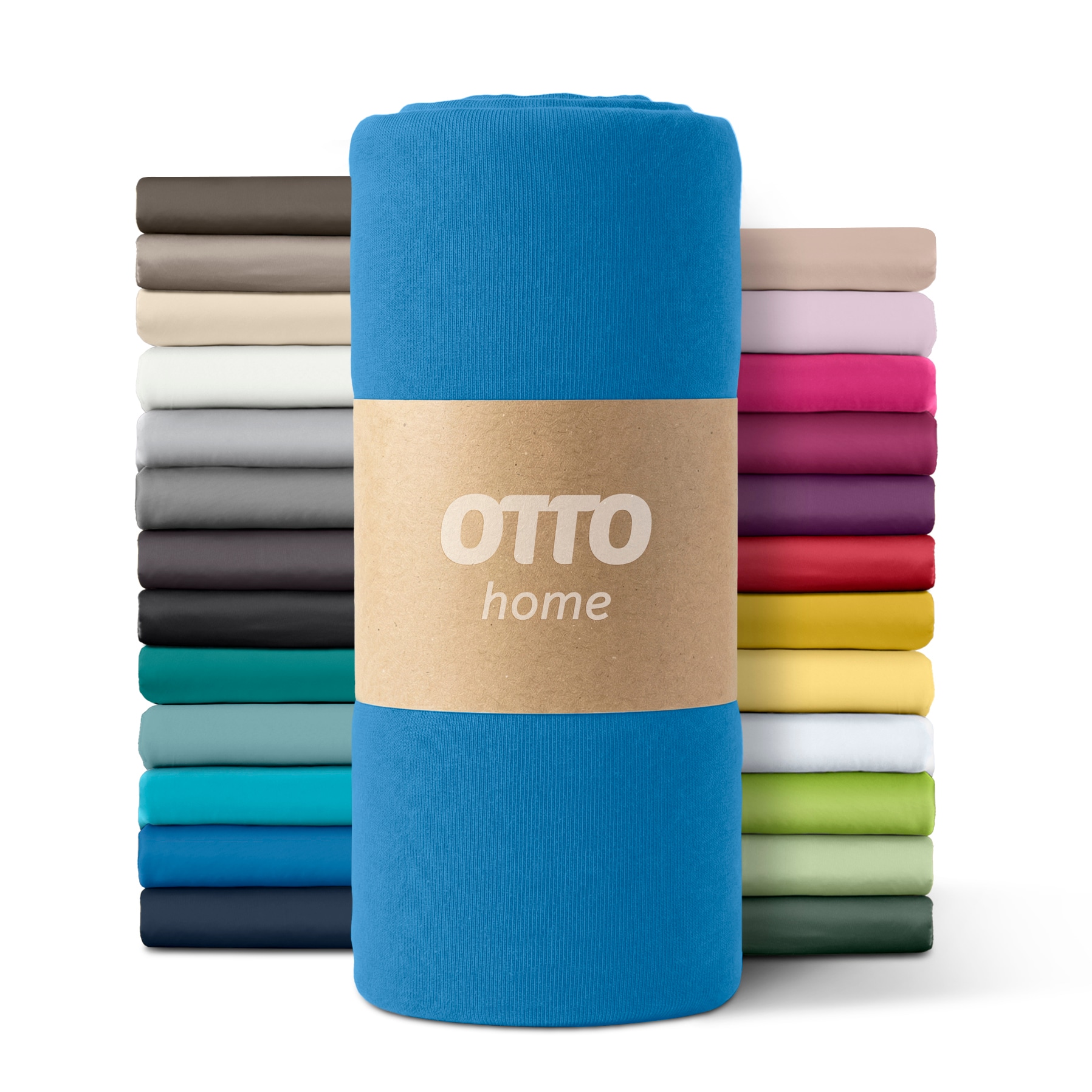 OTTO home Spannbettlaken "PAPRIKA Microfaser-Jersey und warme Fleece-Qualität" Bettlaken Laken Spannbettuch, schnelltrocknend