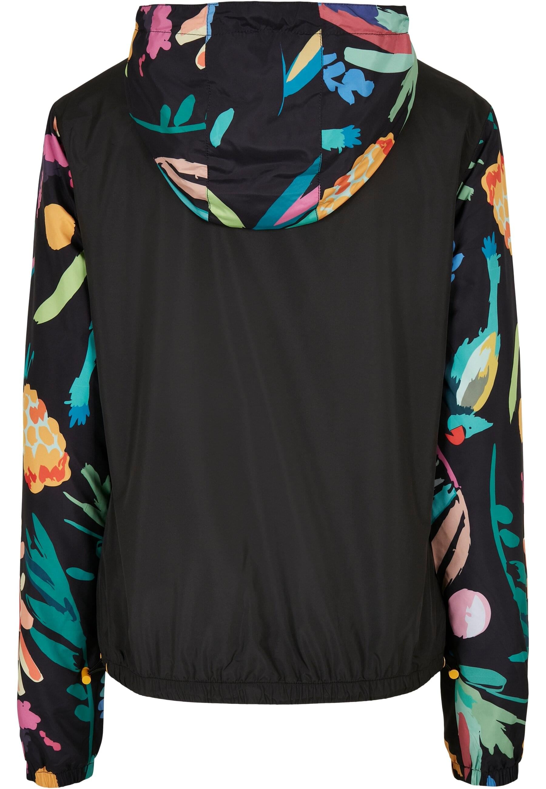 URBAN CLASSICS Allwetterjacke »Urban Classics Damen Ladies Mixed Pull Over Jacket«, (1 St.), mit Kapuze