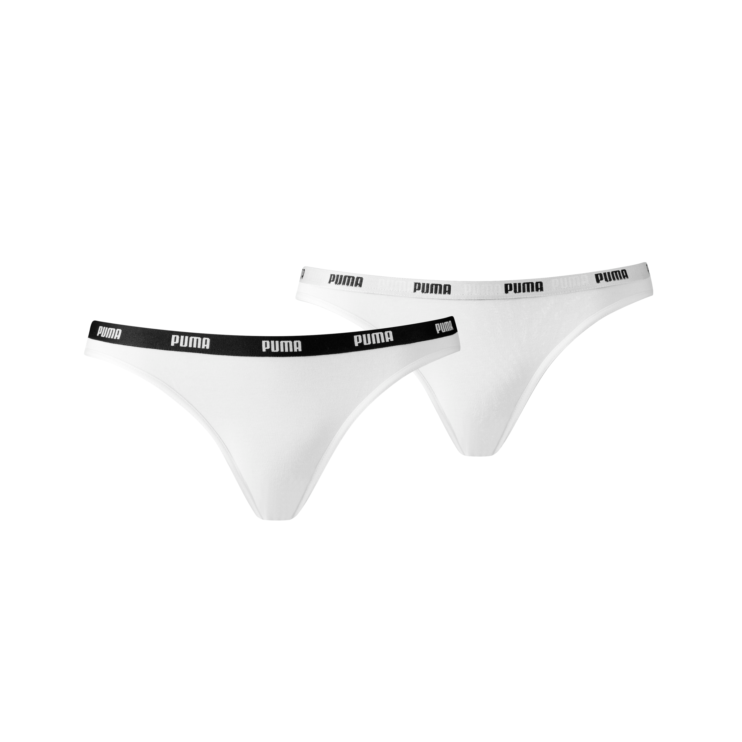 PUMA Bikinislip "PUMA WOMEN BIKINI 2P", (2er Pack), Low-Rise Design, flache günstig online kaufen