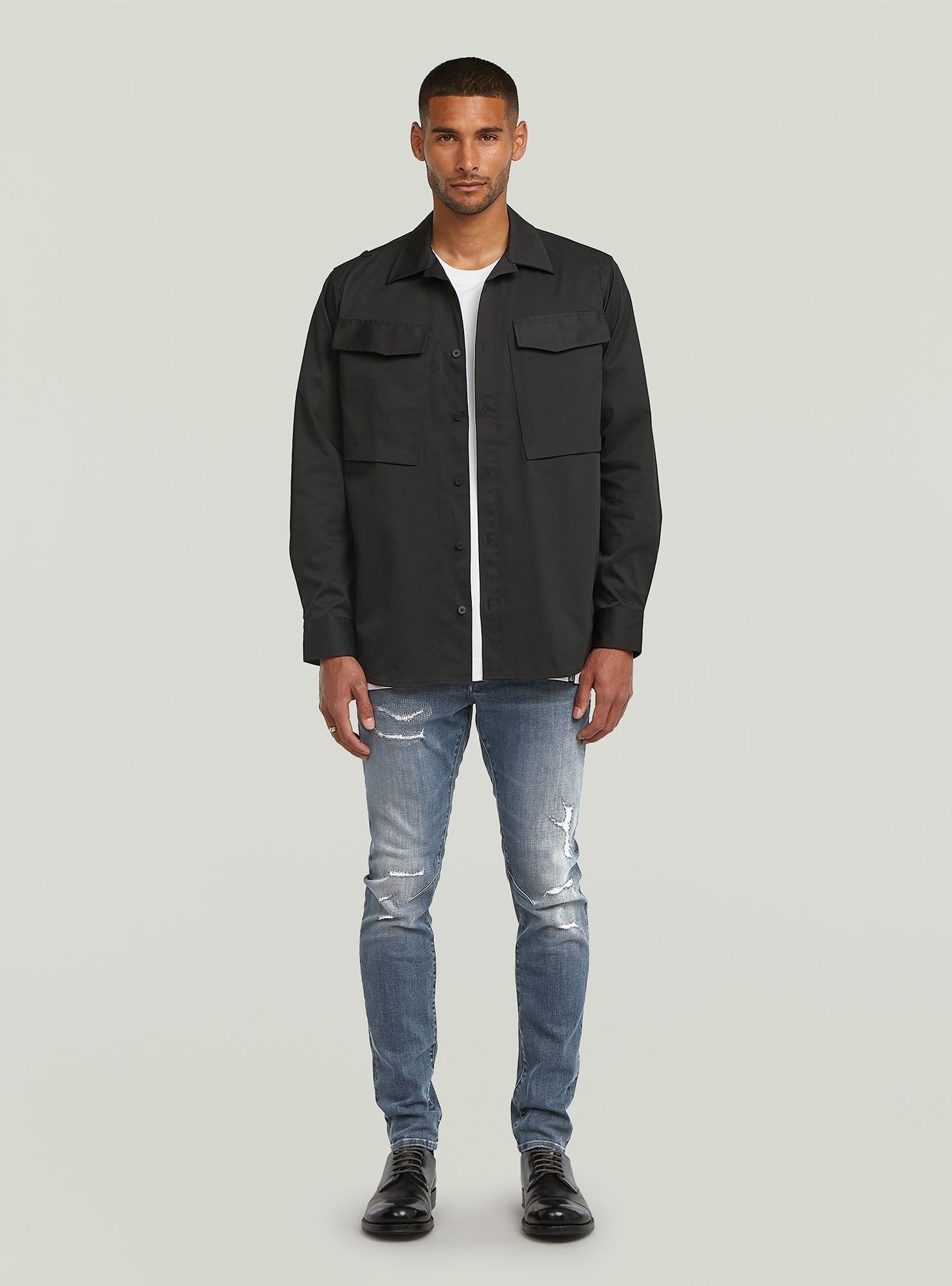 G-STAR Langarmshirt »Cargo Pocket Regular Shirt«