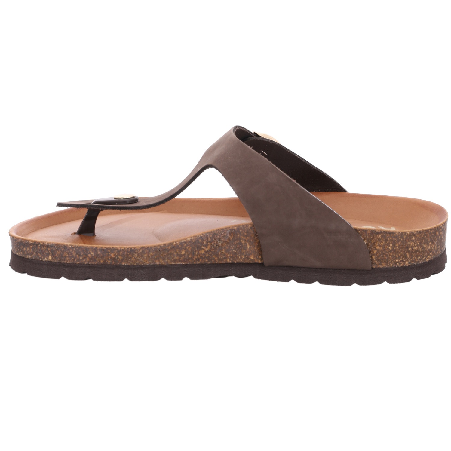 Rohde Pantoletten Nubukleder Thong Sandals Brown 40 3
