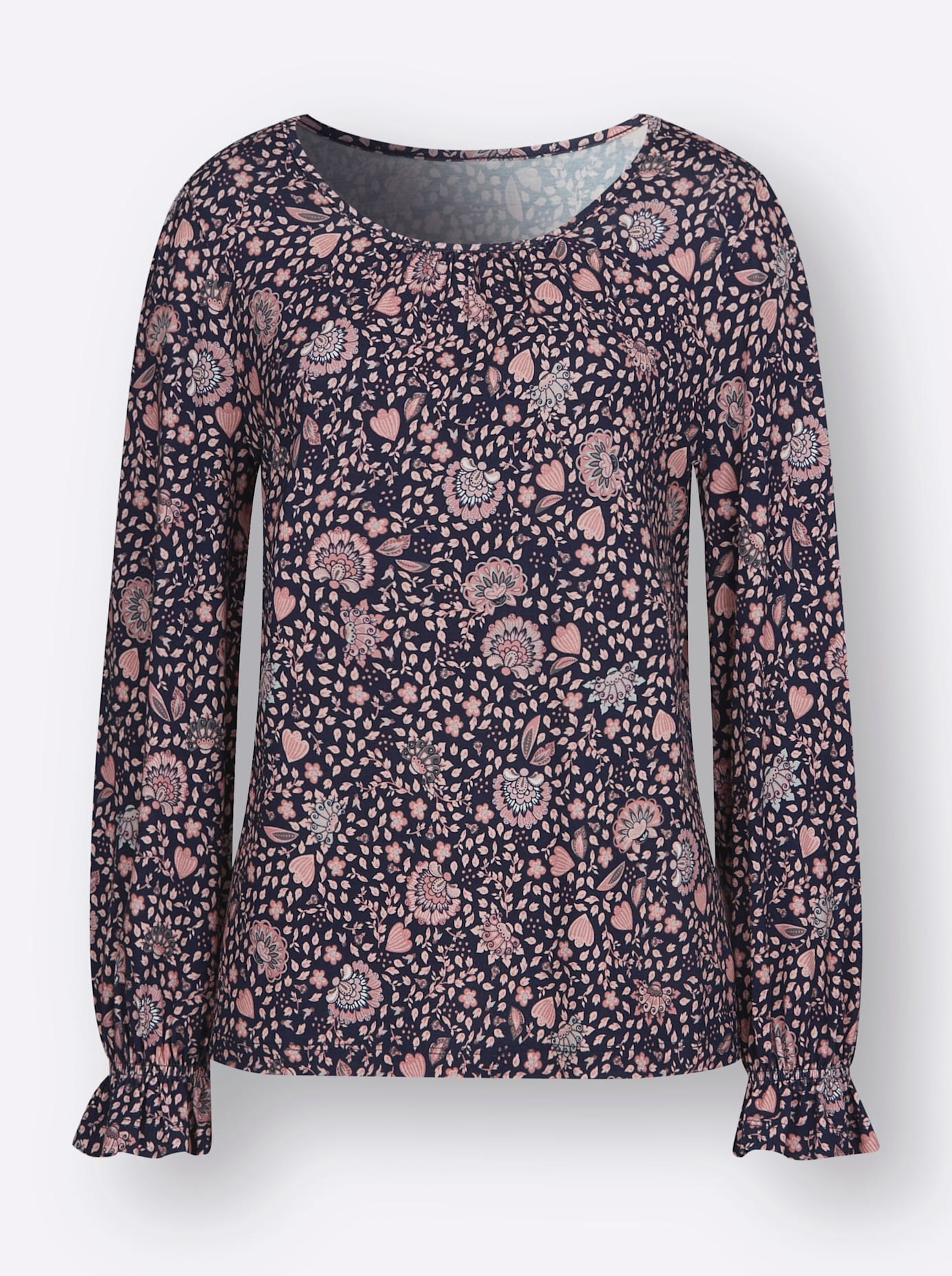 Inspirationen Langarmshirt »Druck-Shirt«, (1 tlg.)