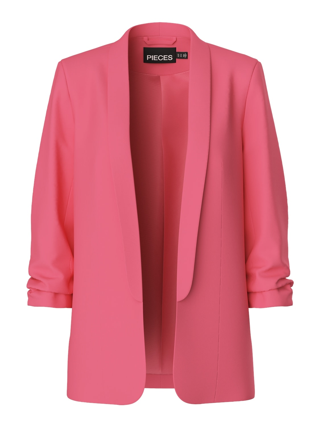 pieces Blusenblazer »PCBOSELLA 3/4 BLAZER NOOS«, mit Faltendetail am Ärmel