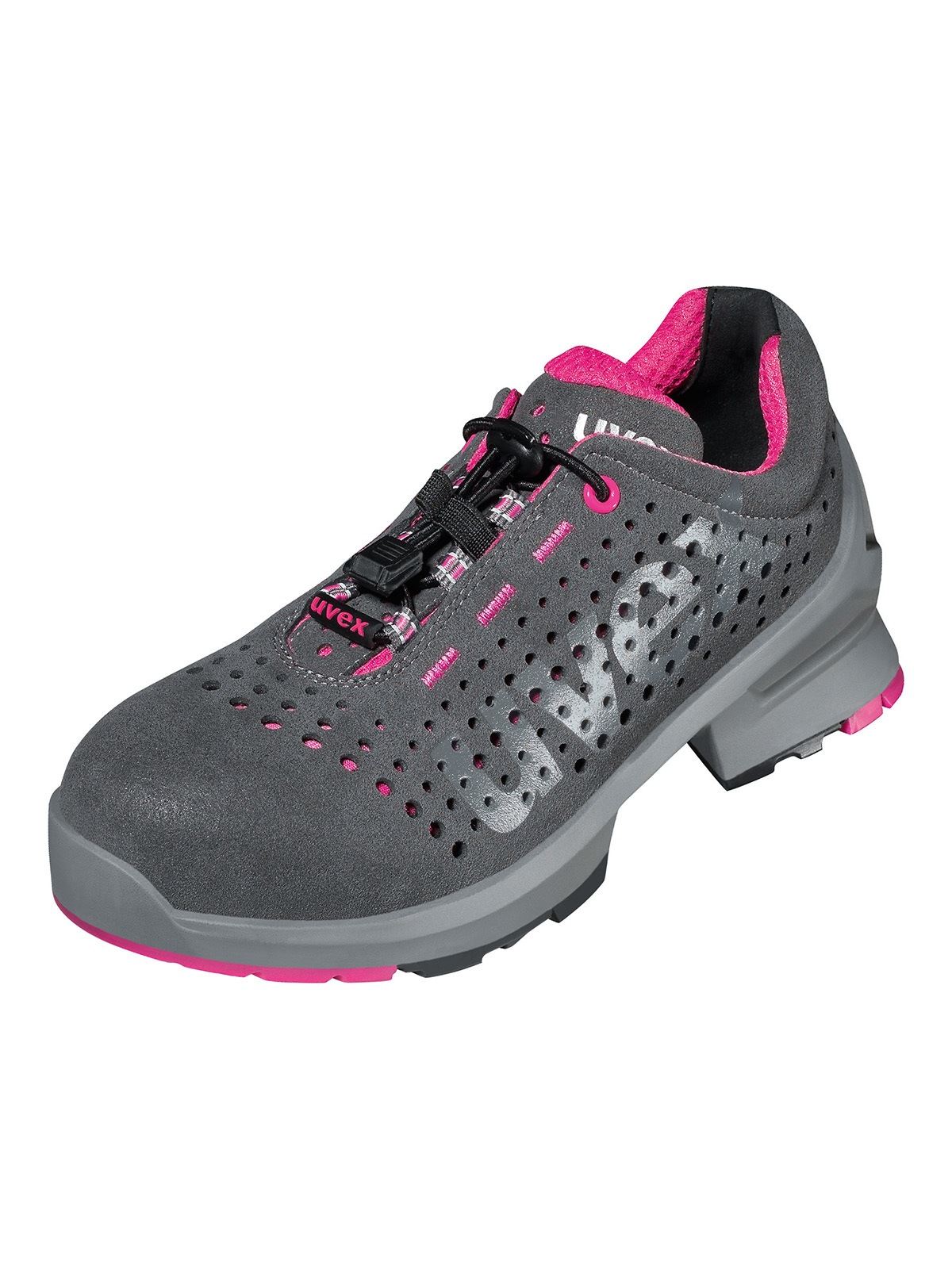 UVEX Sicherheitsschuh "Sicherheitsschuhe uvex 1 ladies gelocht S1", 39, grau, Schuhe