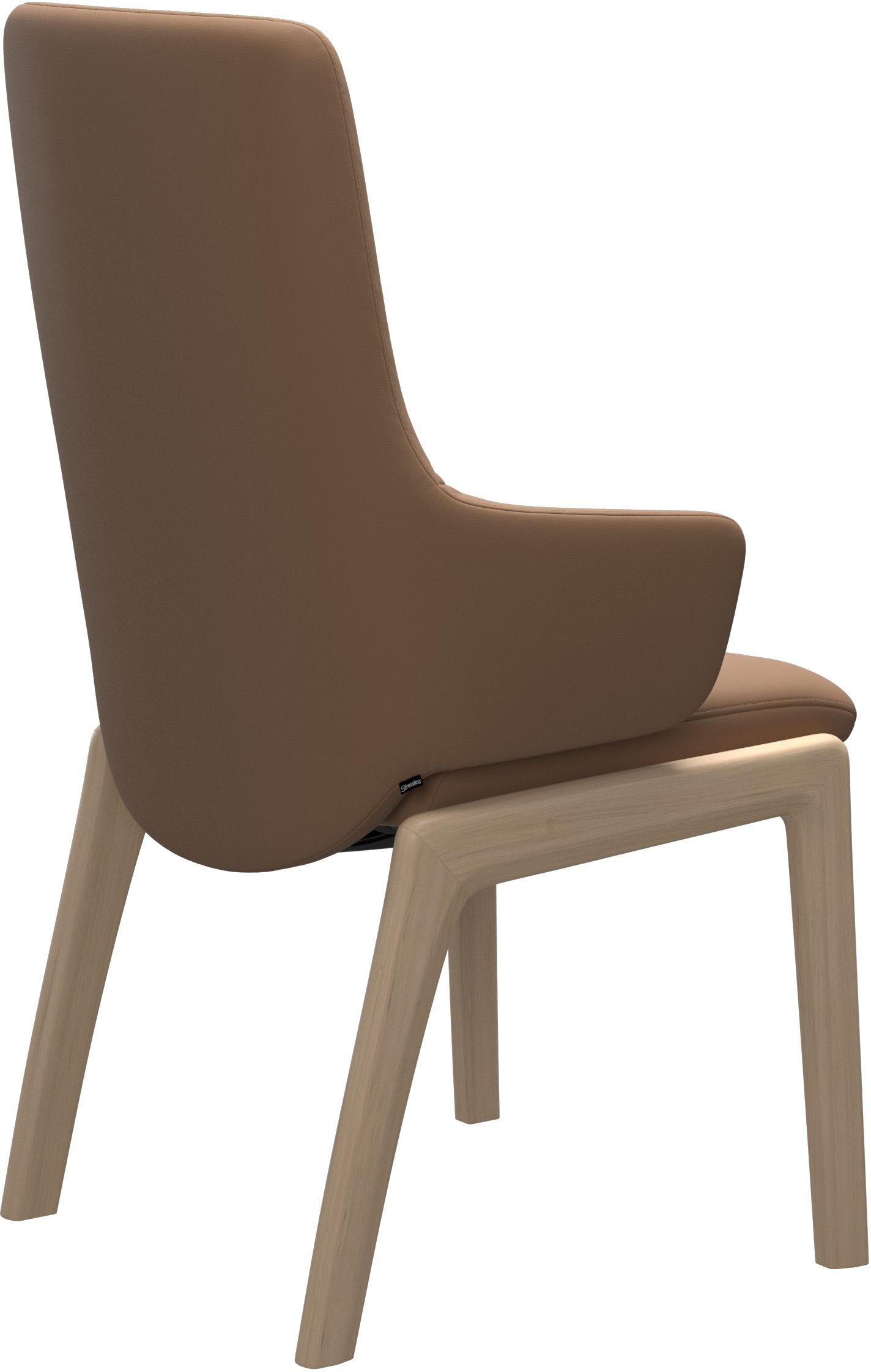 Thumbnail - Stressless Polsterstuhl "Laurel" () High Back mit Armlehne, Größe L, mit abgerundeten Beinen in Eiche