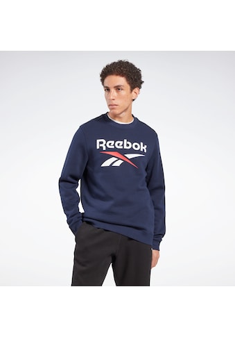 Sweatshirt »REEBOK IDENTITY FLEECE STACKED LOGO CREW SWEATSHIRT«