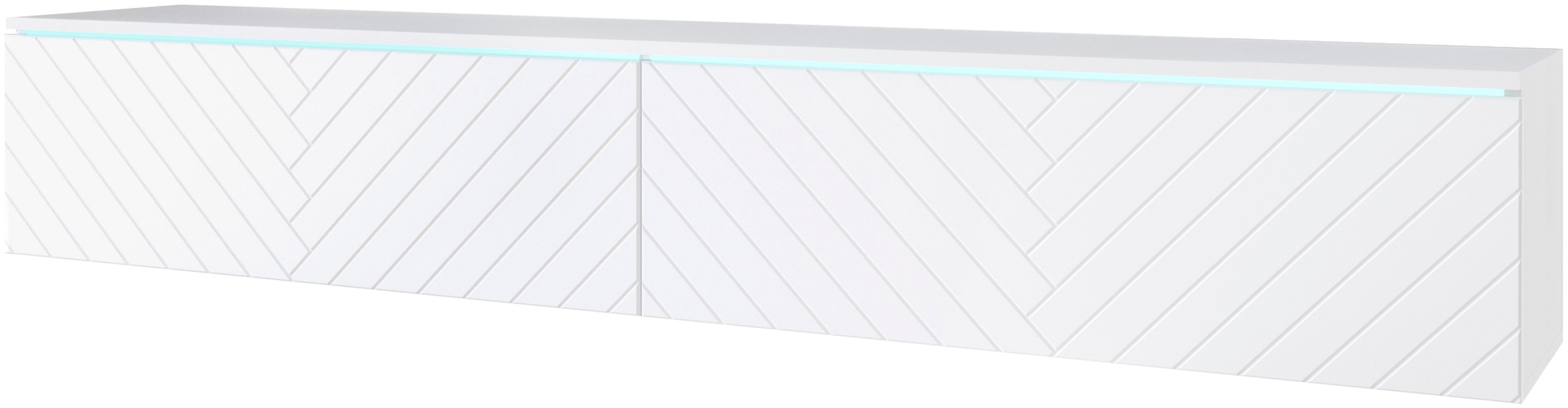 Home affaire Lowboard "Vera, wahlweise mit oder ohne Beleuchtung" gefräste günstig online kaufen