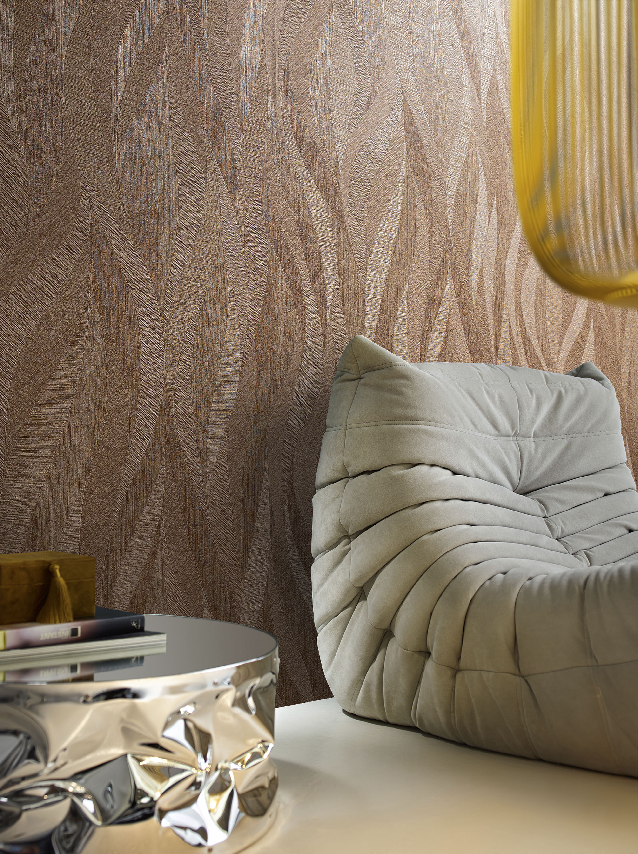 Marburg "Wave" matt geprägt Wellenmuster moderne Tapete für Wohnzimmer Schlafzimmer Küche