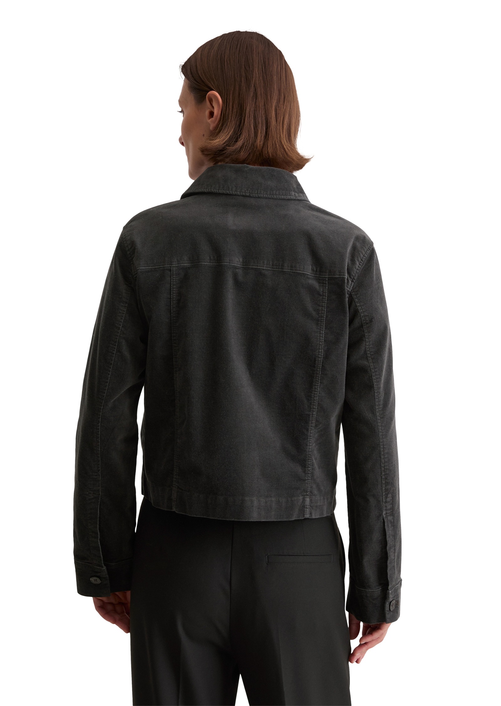 Marc O'Polo Kurzjacke »aus Organic-Cotton-Viskose-Stretch« ohne Kapuze