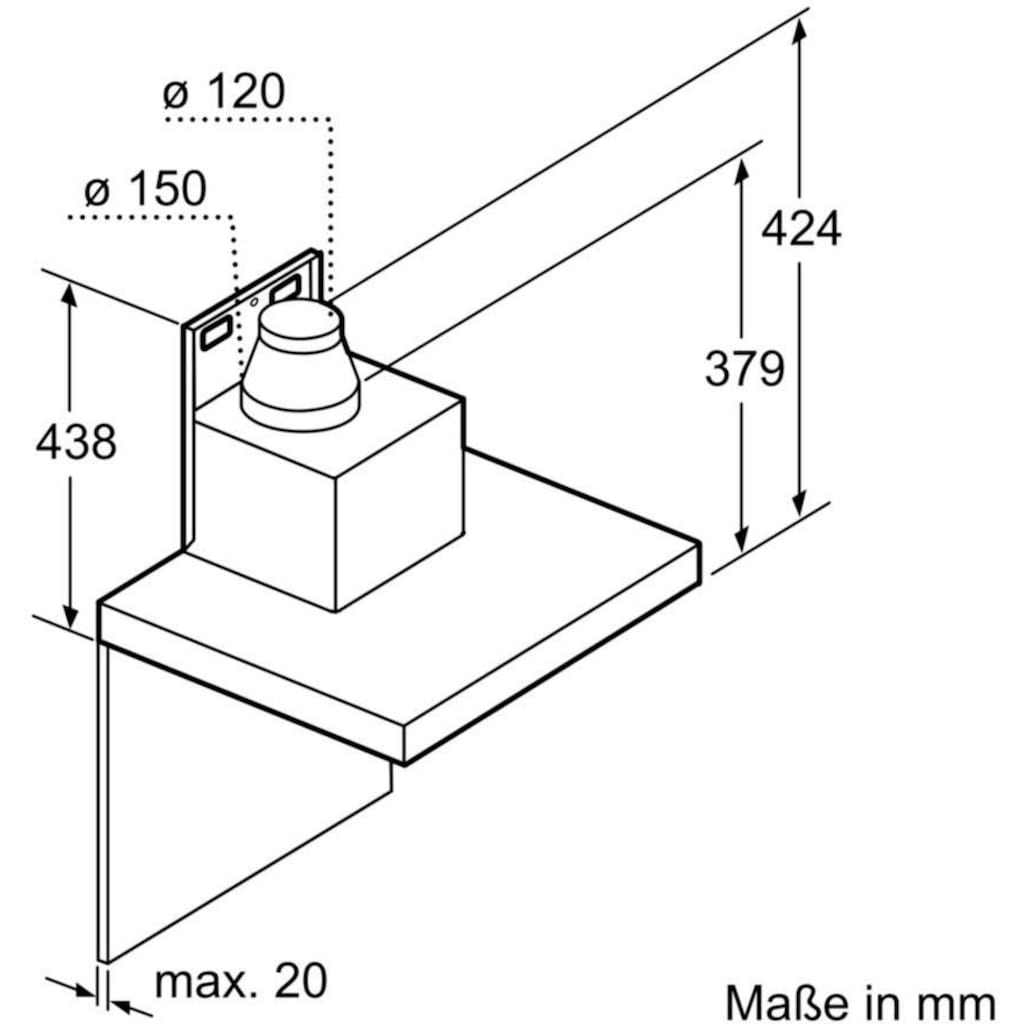 SIEMENS Wandhaube »LC67BIP50«, Serie iQ500