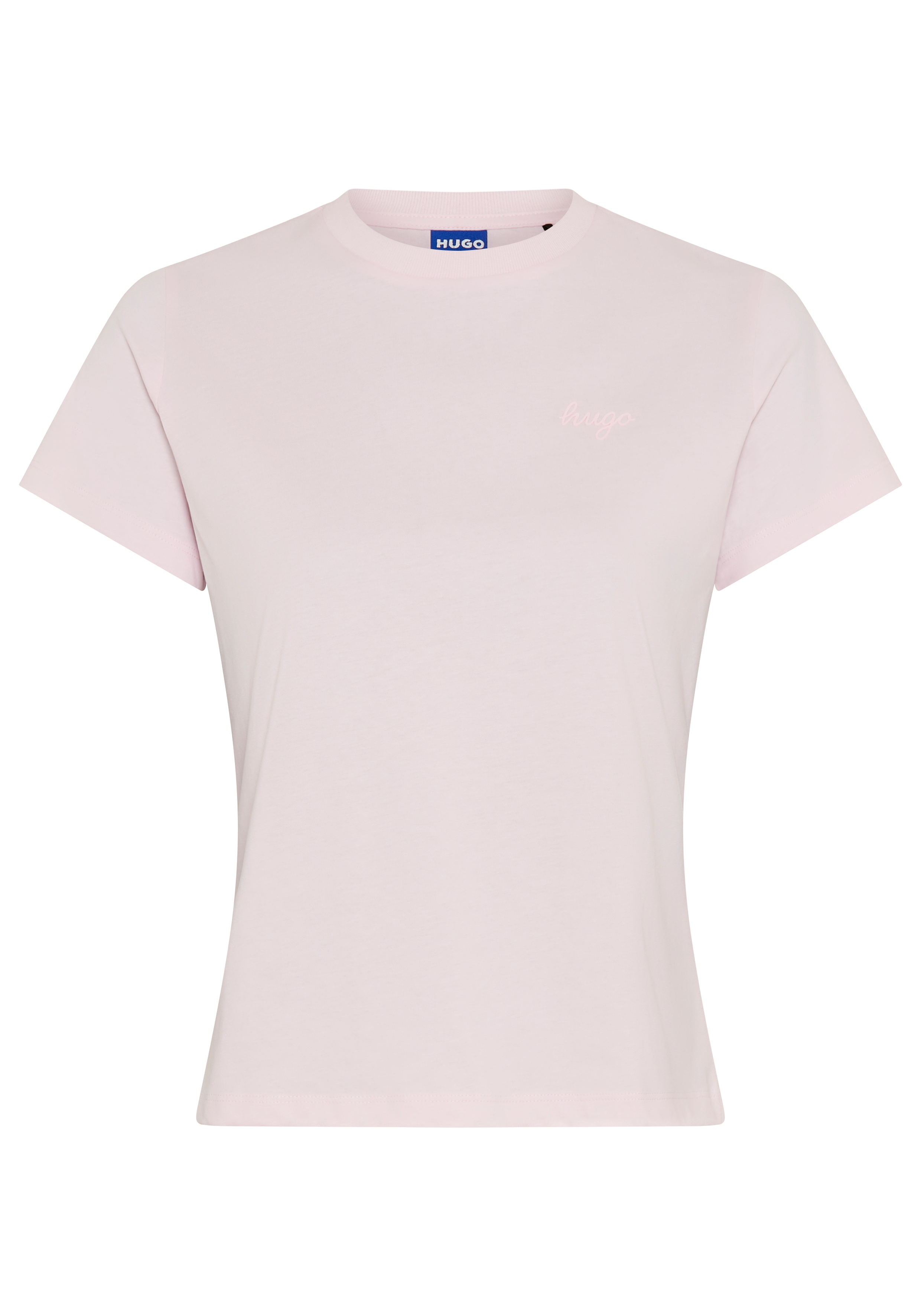 HUGO T-Shirt "Damatee" mit Logoschriftzug, reine Baumwolle