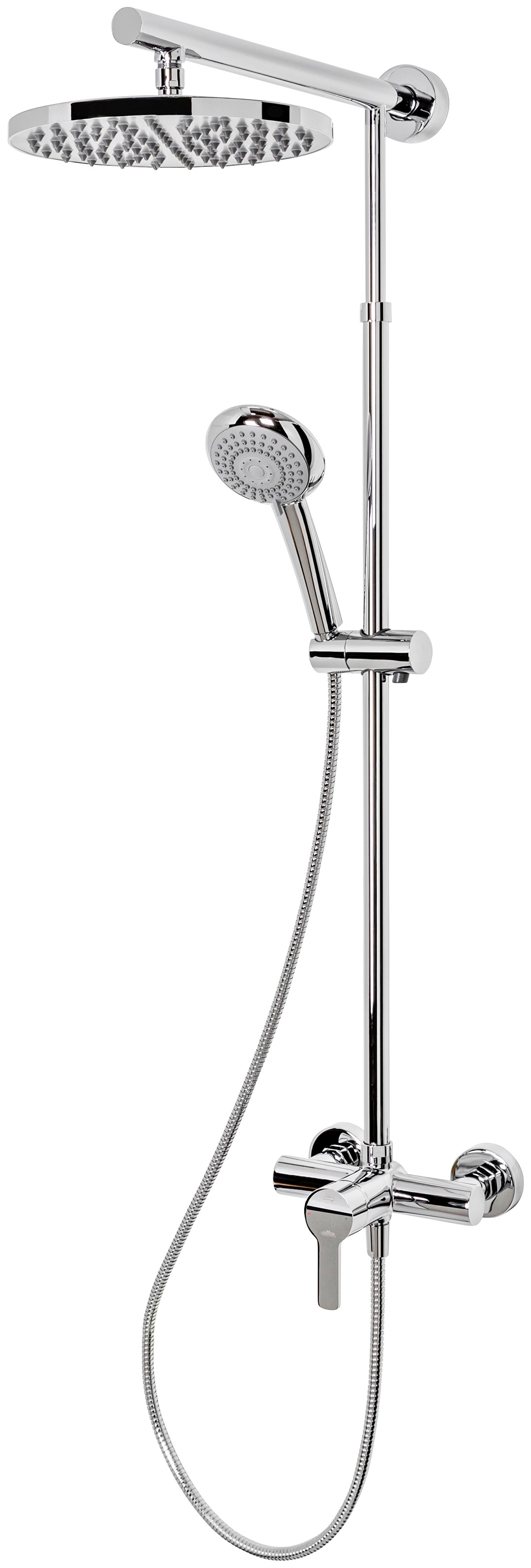Schulte Duschsystem »EP DuschMa Cl Einhebelm Kopfb rund«, Tiefe: 41,9-43,6, mit... kaufen