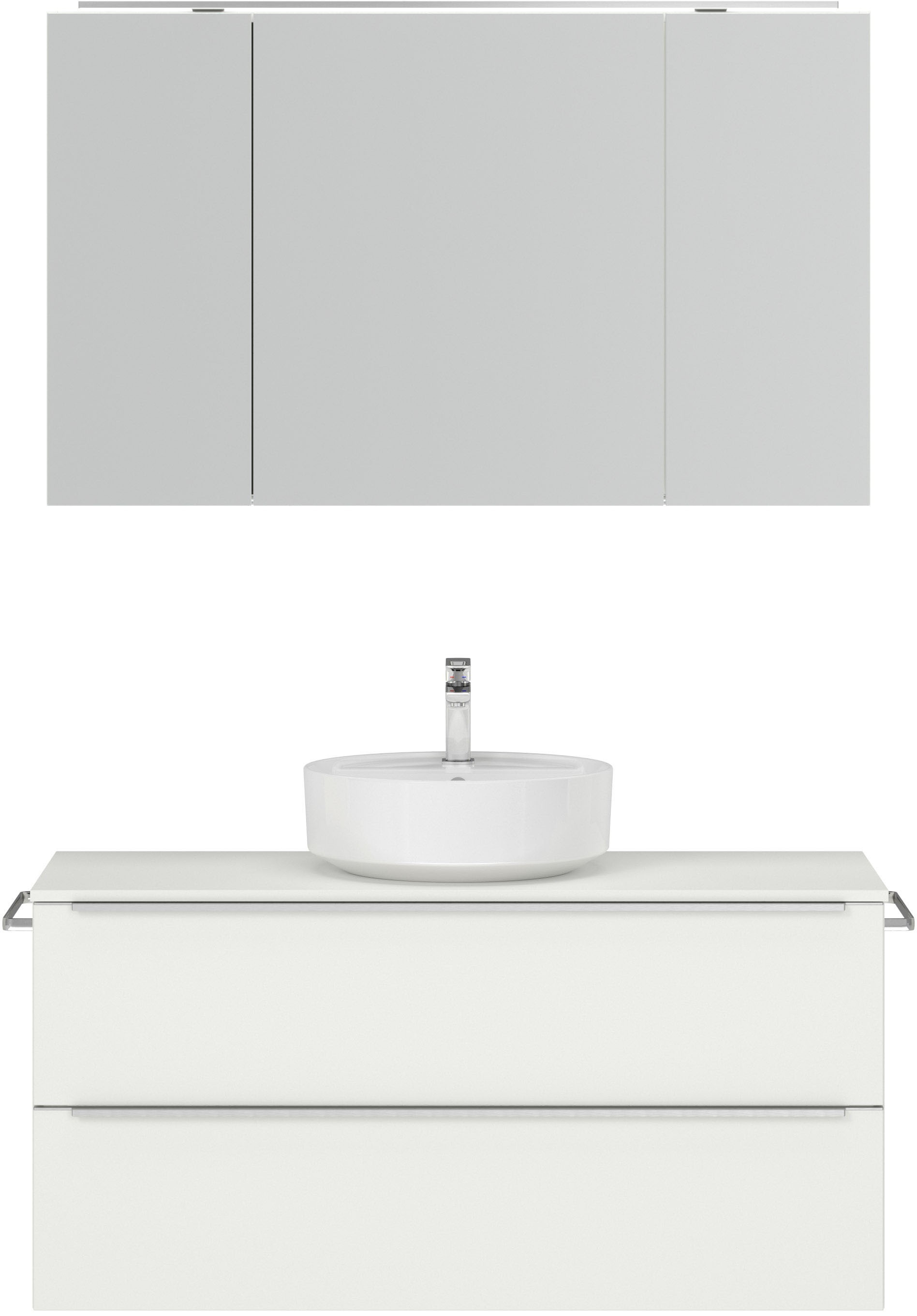 nobilia Badmöbel-Set "Alvene", (2 St., vormontiert, mit Soft-Close), inkl. günstig online kaufen