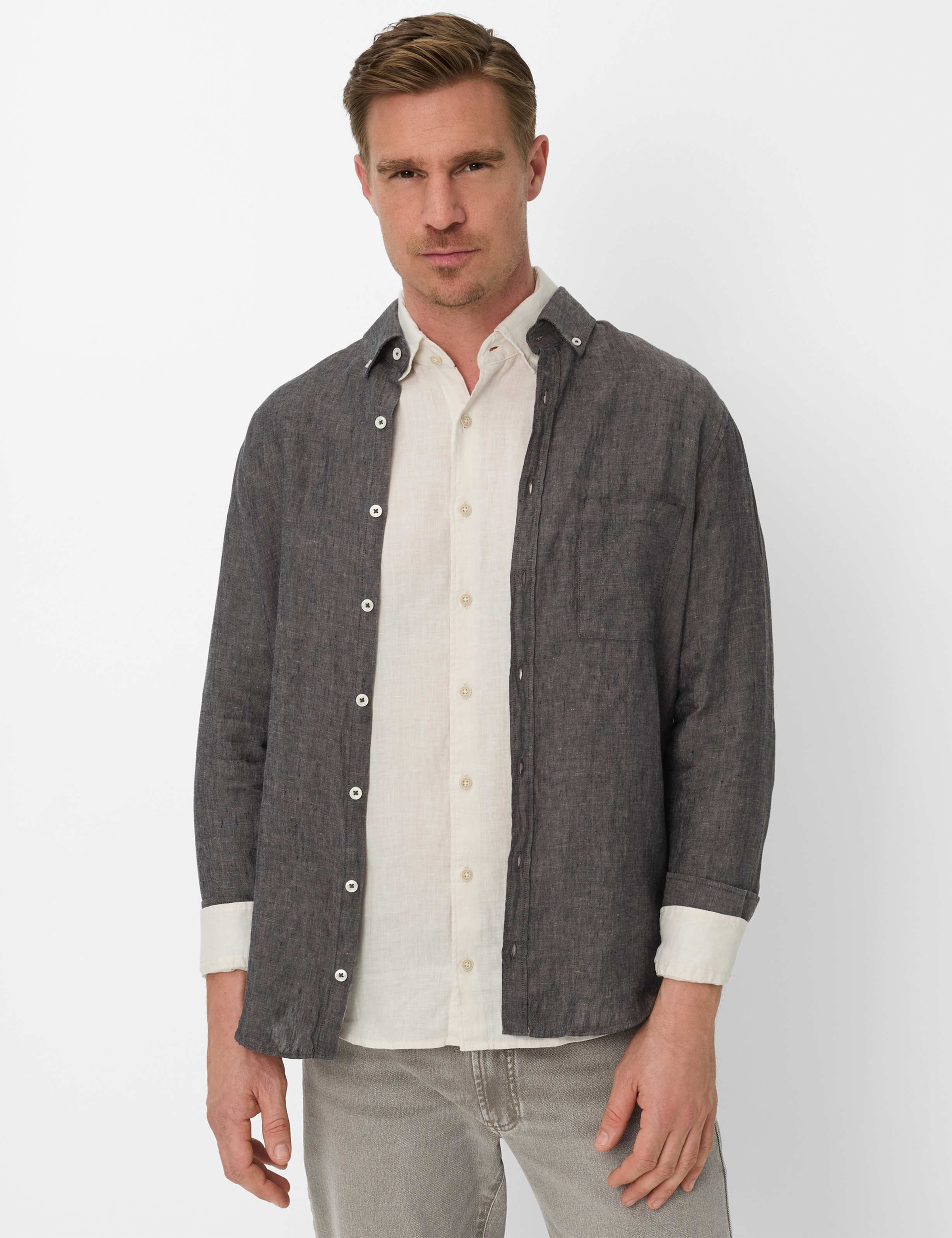 Brax Leinenhemd »Style DANIEL«