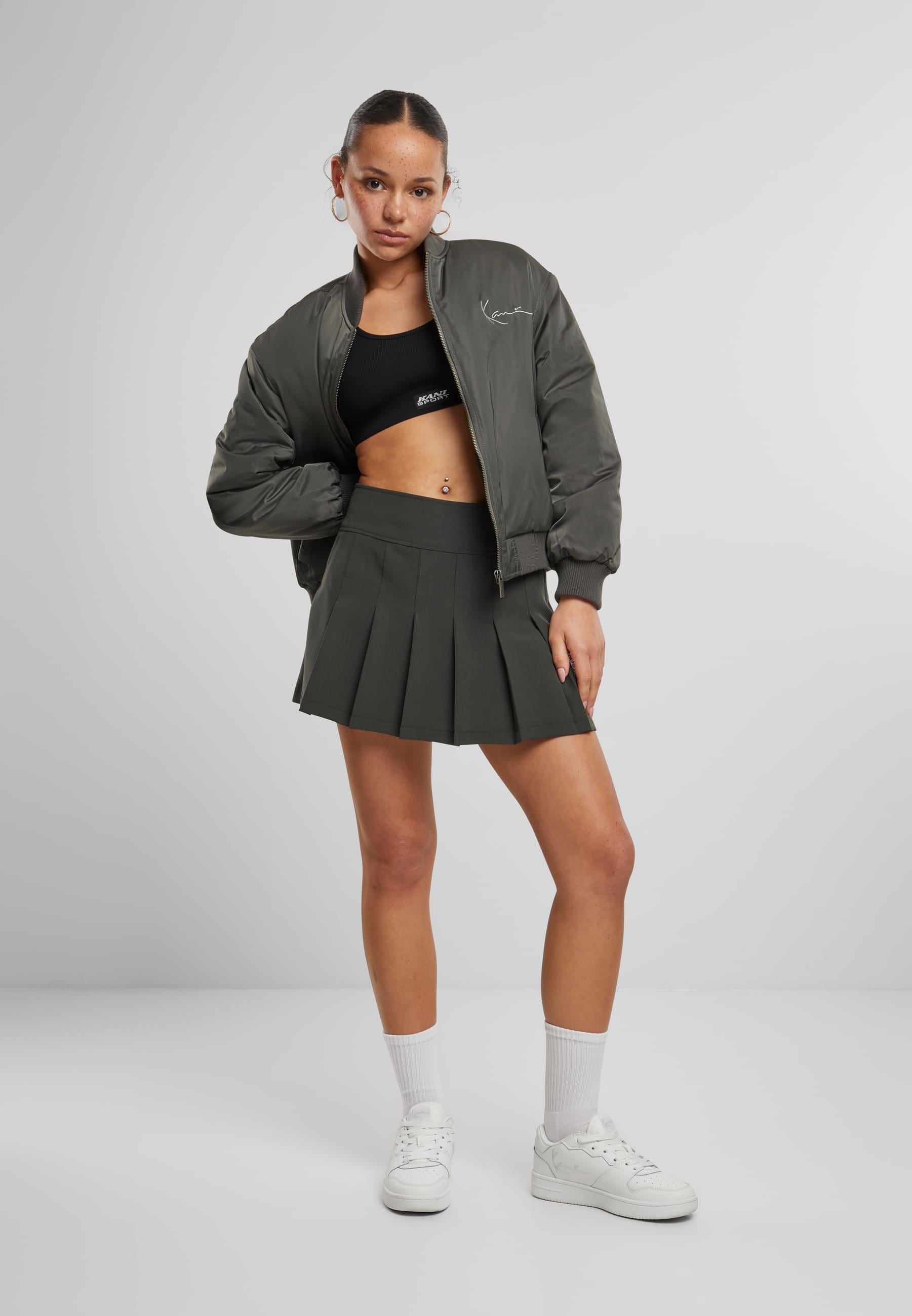 Karl Kani Bomberjacke »Karl Kani Karl Kani Chest Signature Bomber Jacket«, (1 St.), ohne Kapuze