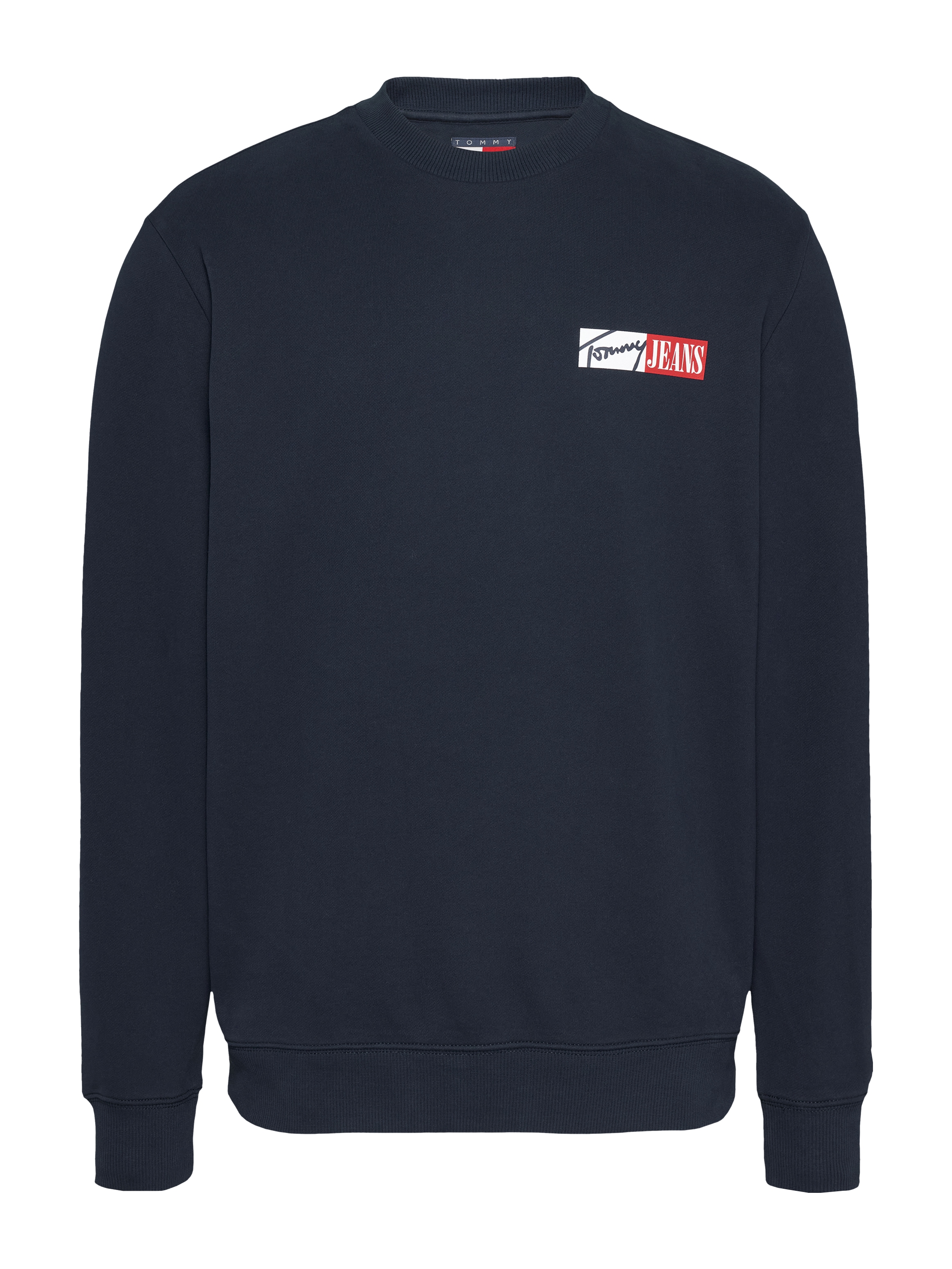 Tommy Jeans Plus Sweatshirt »TJM REG ENTRY GRAPHIC CREW EXT«, in Großen Größen, Logodruck