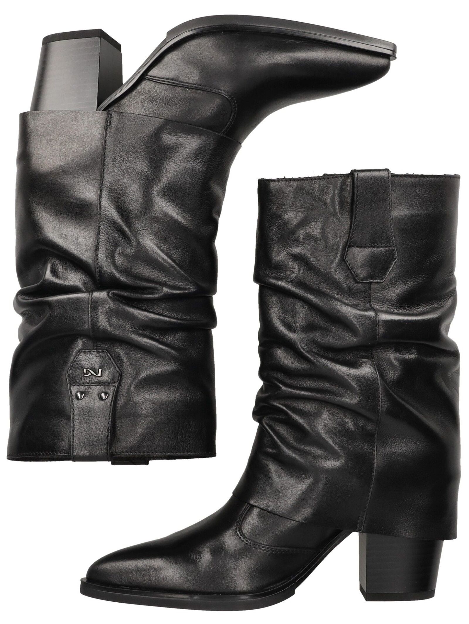 Nero Giardini High-Heel-Stiefelette »Nero Giardini Stiefelette Leder«
