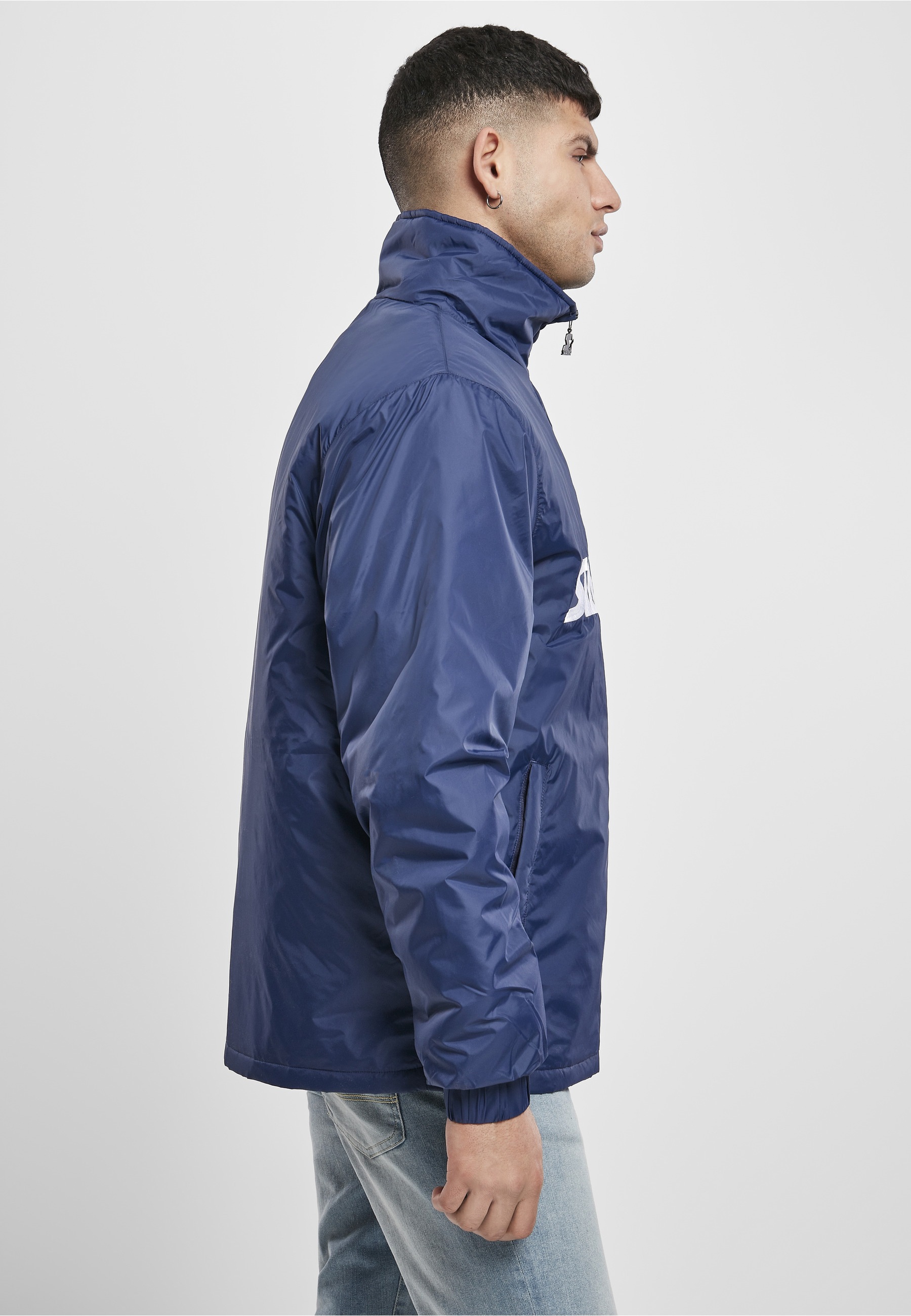 Starter Black Label Langmantel »Starter Black Label Herren Starter Logo Half Zip Jacket«