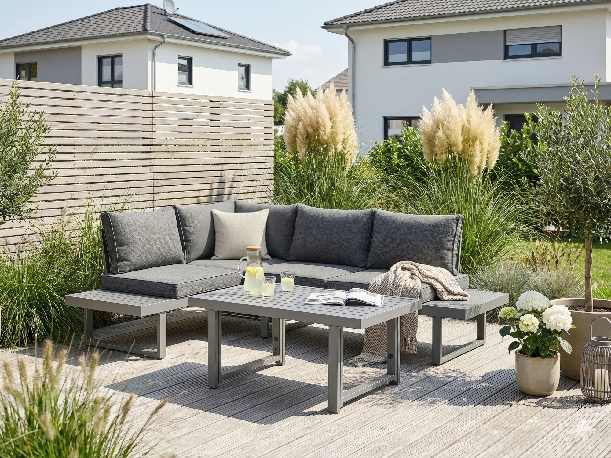 KONIFERA Gartenlounge-Set "Hamburg" Set, Tisch:100x60x60/40cm,abnehmbare Rü günstig online kaufen