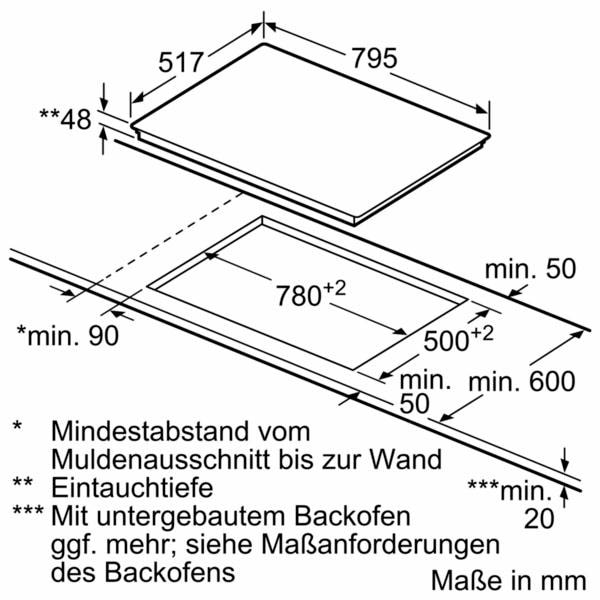 NEFF Elektro-Kochfeld von SCHOTT »T18BT16N0«, Bedienung CERAN® TwistPad® | kaufen BAUR T18BT16N0, mit