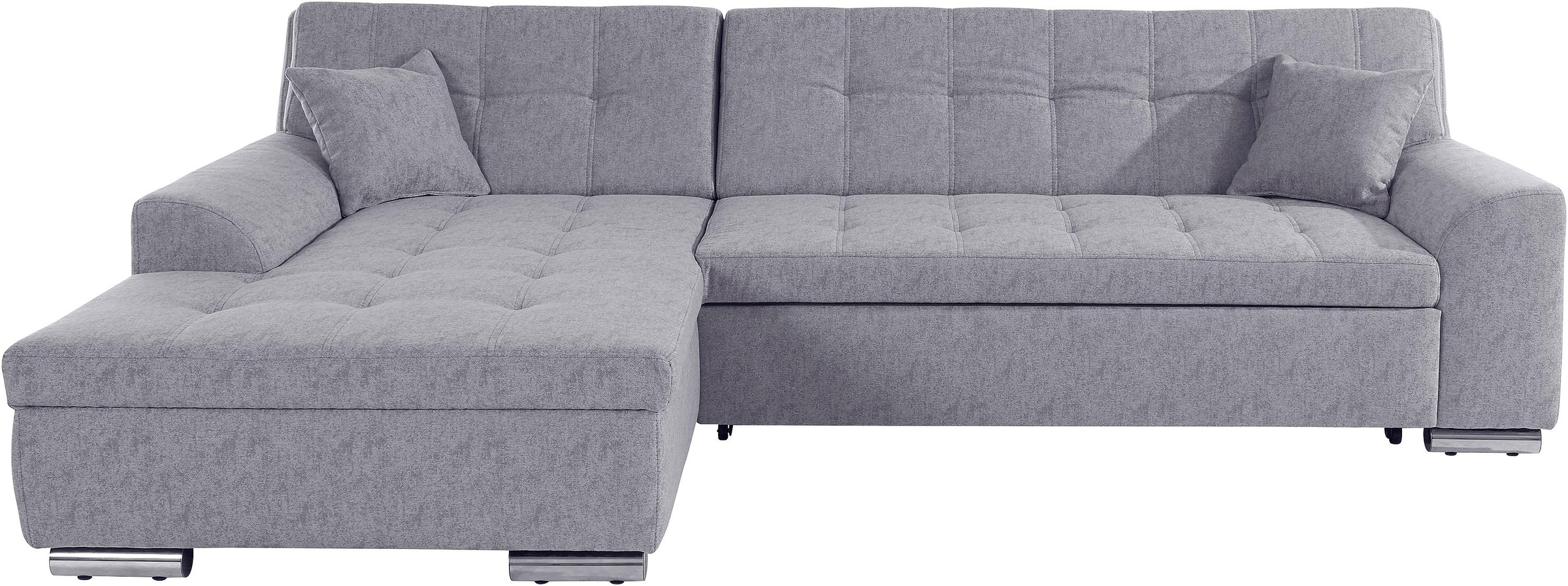 DOMO collection Ecksofa "Aversa, moderne Steppung im Sitz und Rücken, gesch günstig online kaufen
