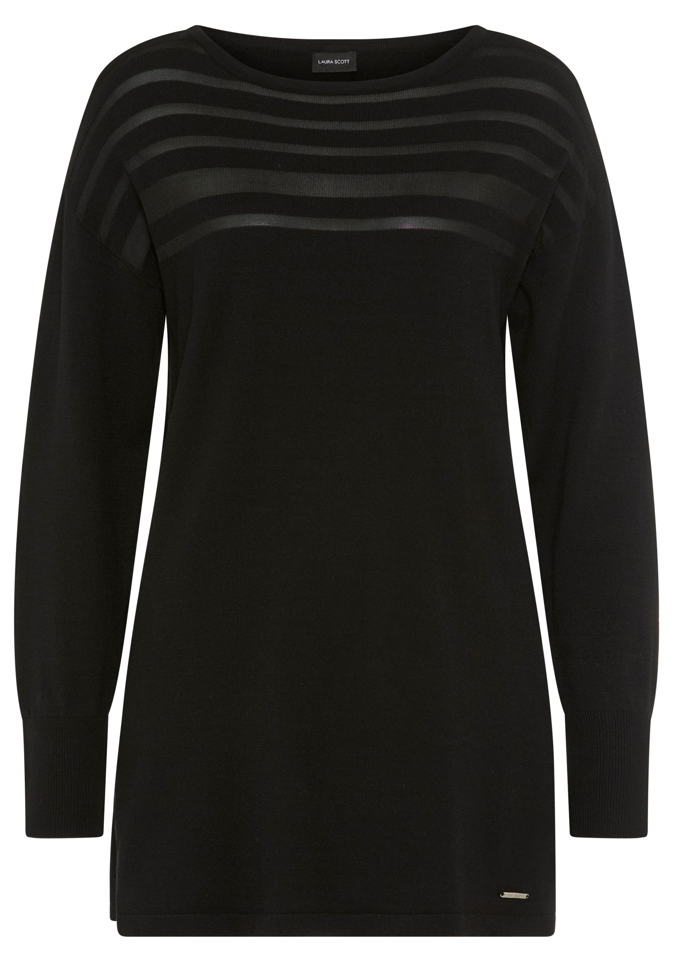 Laura Scott Strickpullover, mit Meshstreifen - NEUE KOLLEKTION