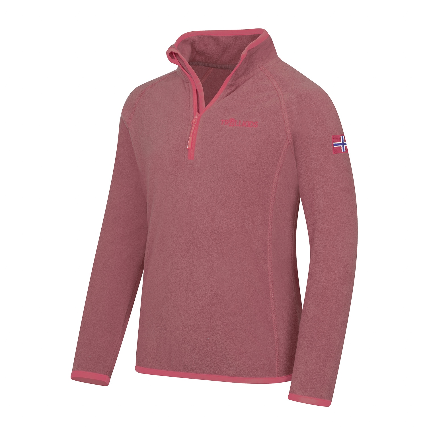 TROLLKIDS Strickfleece-Pullover »KIDS NORDLAND HALF ZIP« aus Polyester, für Kinder